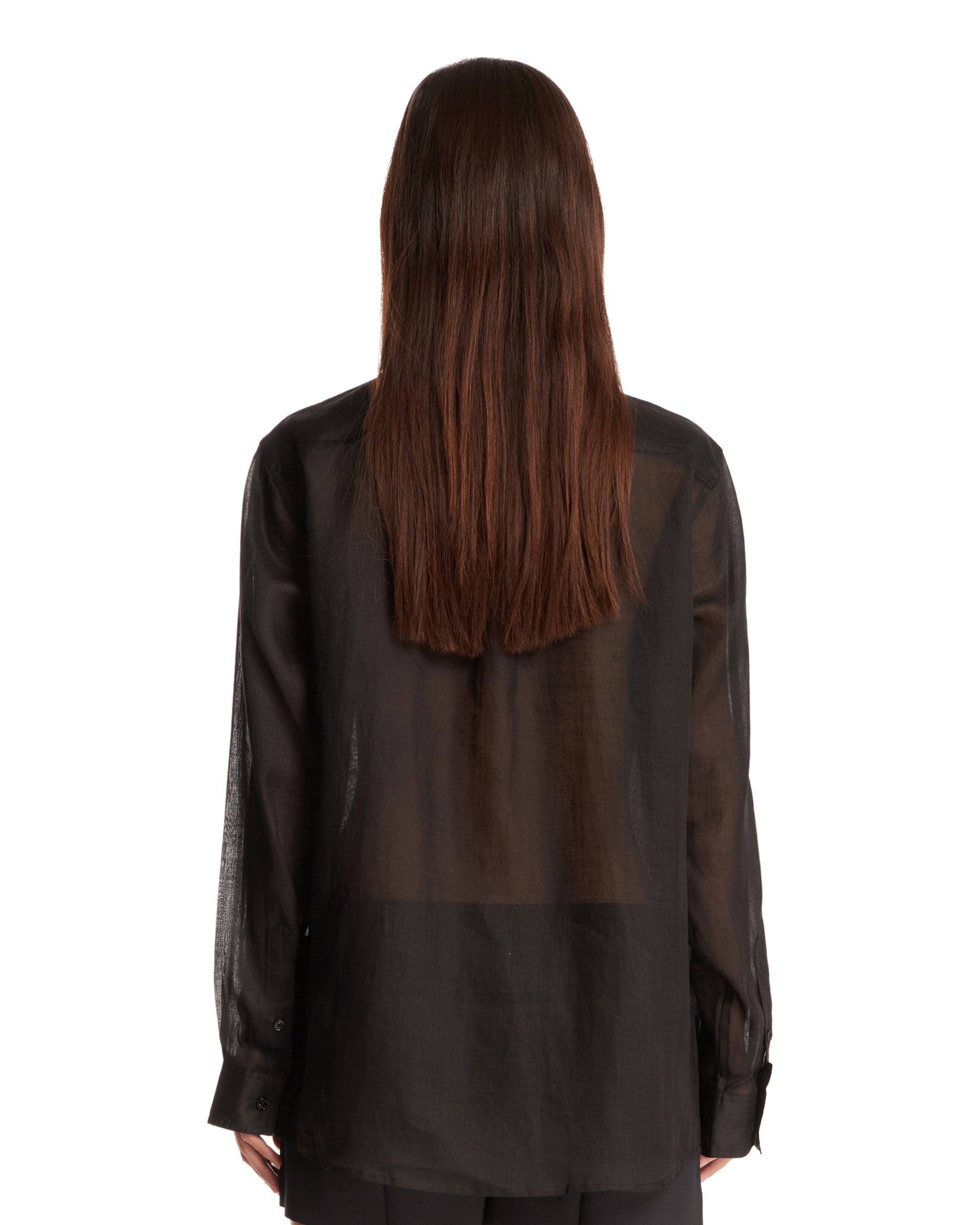 Black Double Collar Shirt - 3