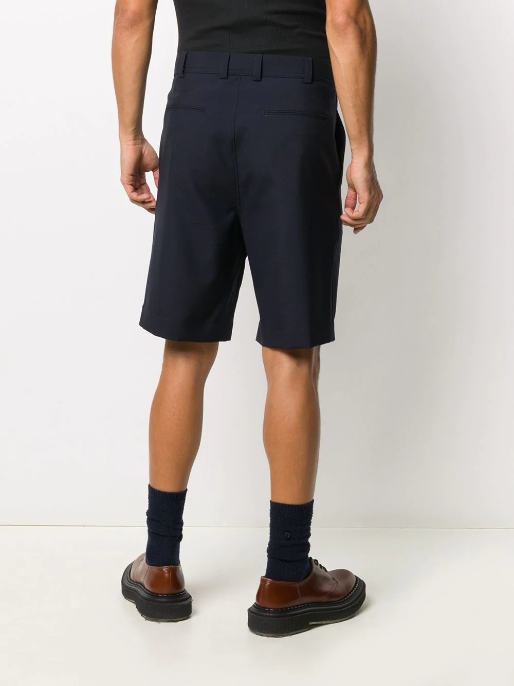 tailored knee-length shorts - 4