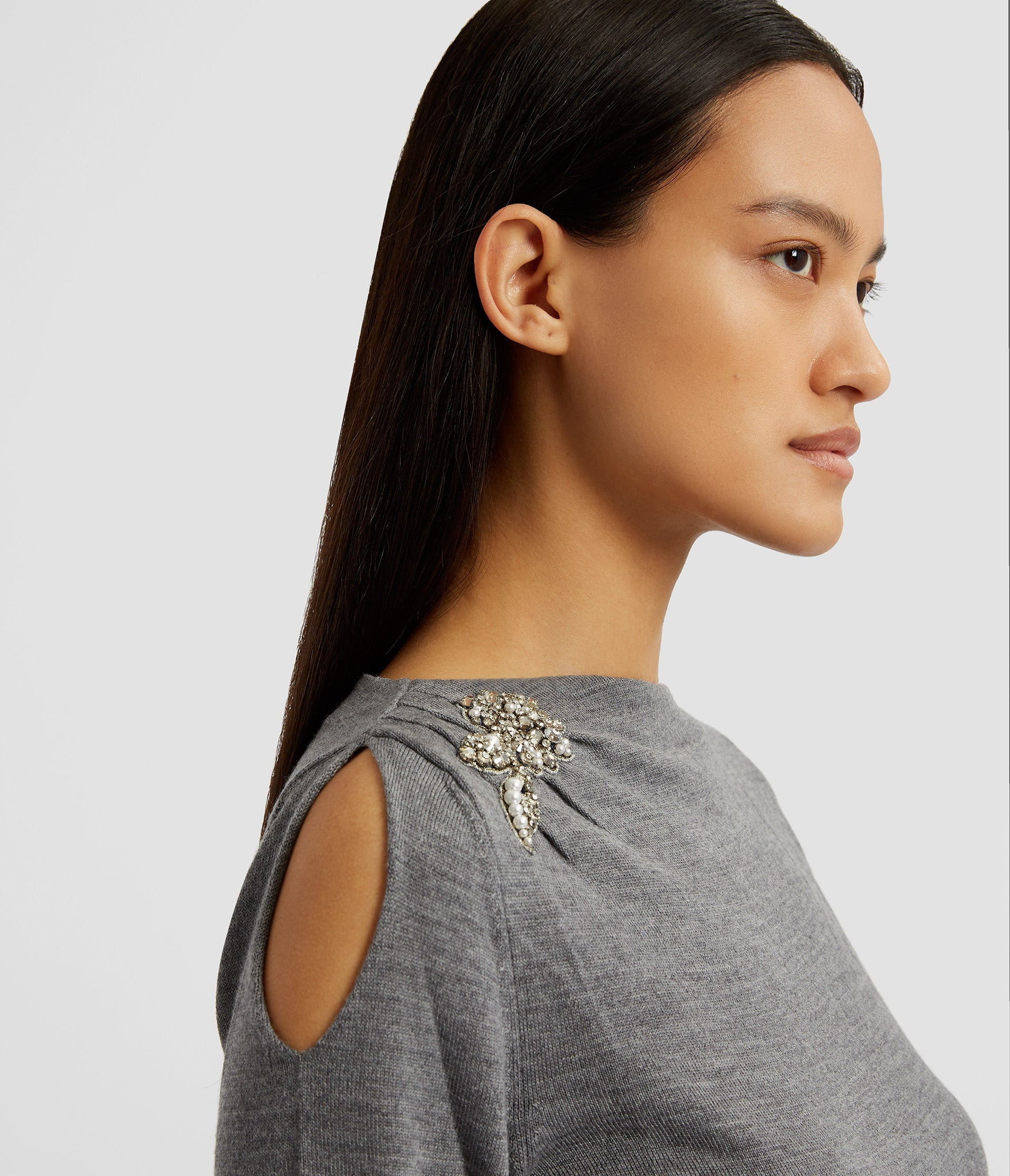 DRAPE DETAIL KNIT JUMPER - 5