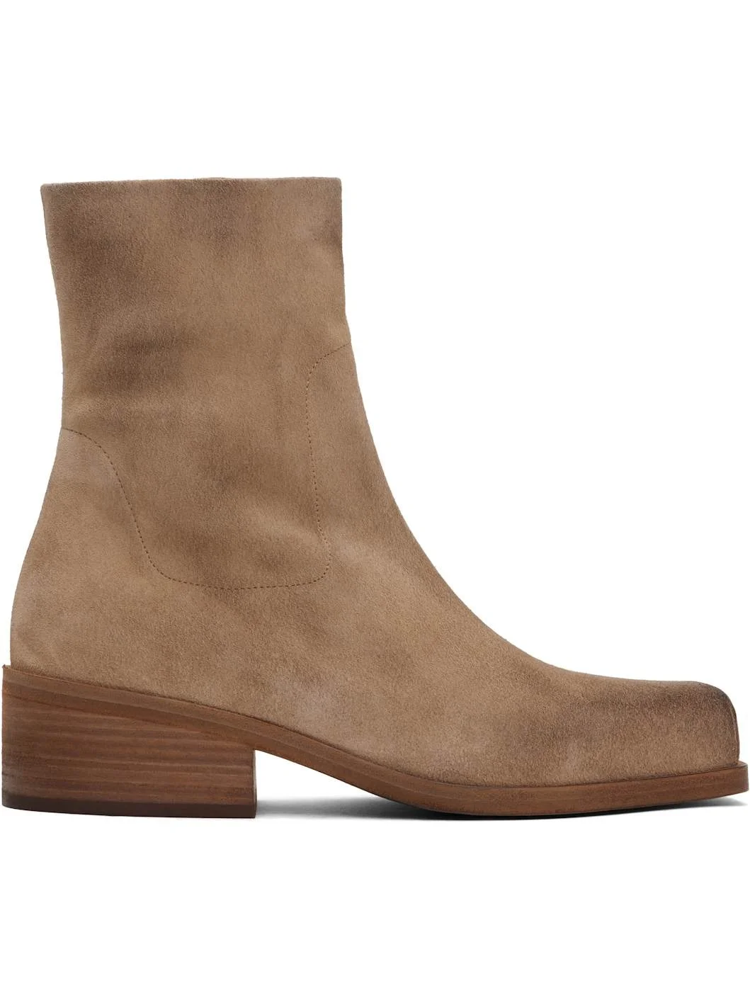 Beige Cassello Ankle Boots - 1