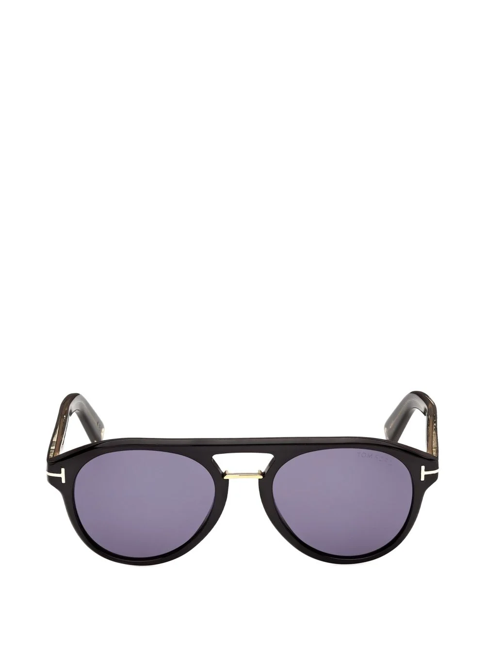 T-motif pilot-frame sunglasses - 1