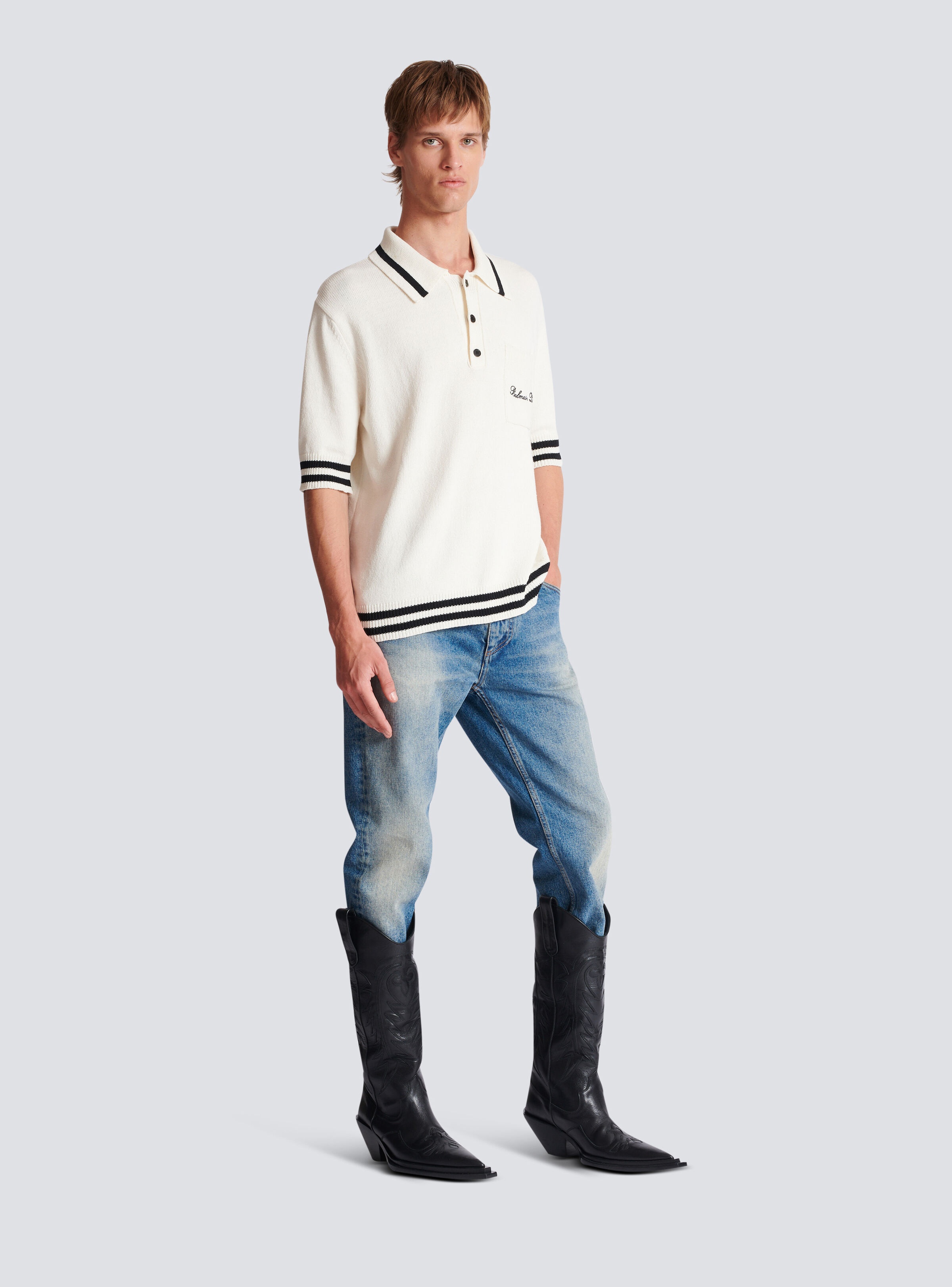Balmain Signature polo shirt - 3