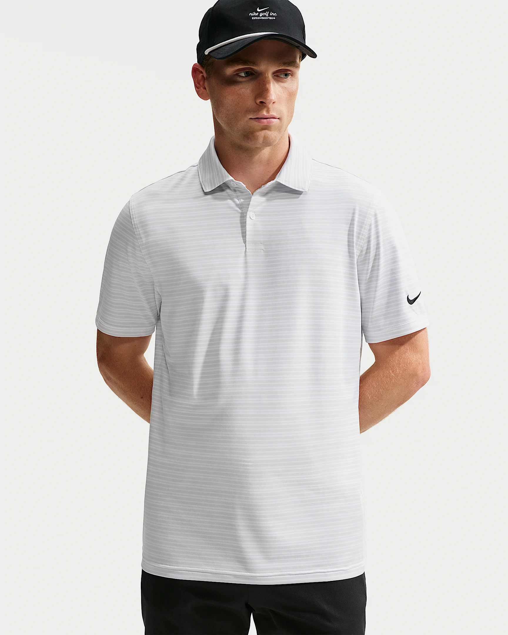 Nike Velocity Men's Dri-FIT Striped Golf Polo - 1