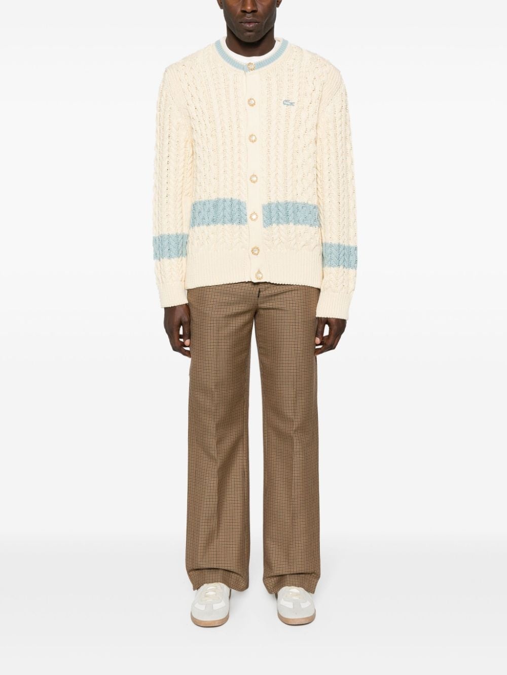 x Le Fleur cable-knit cardigan - 2