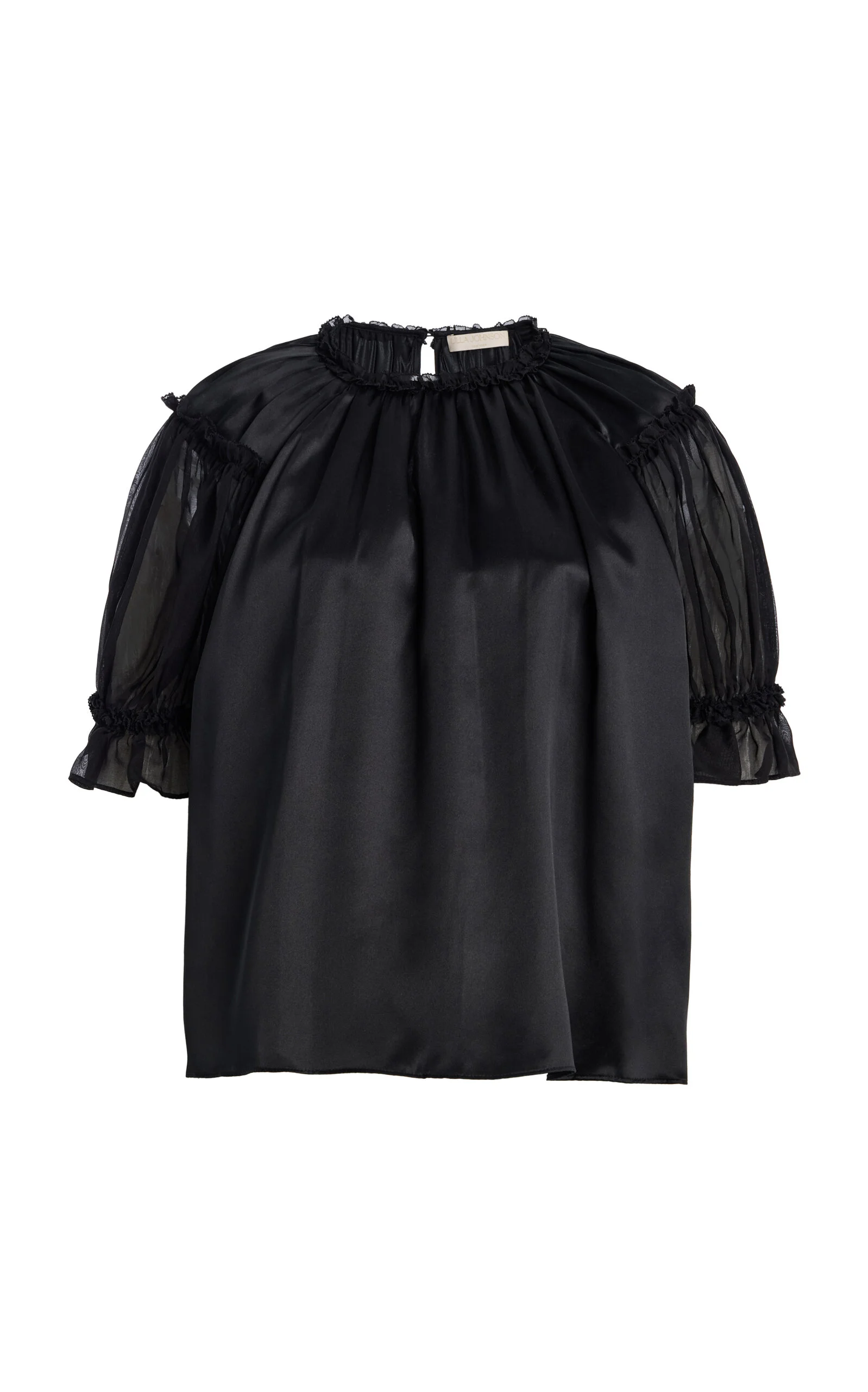 Alina Silk Top black - 1