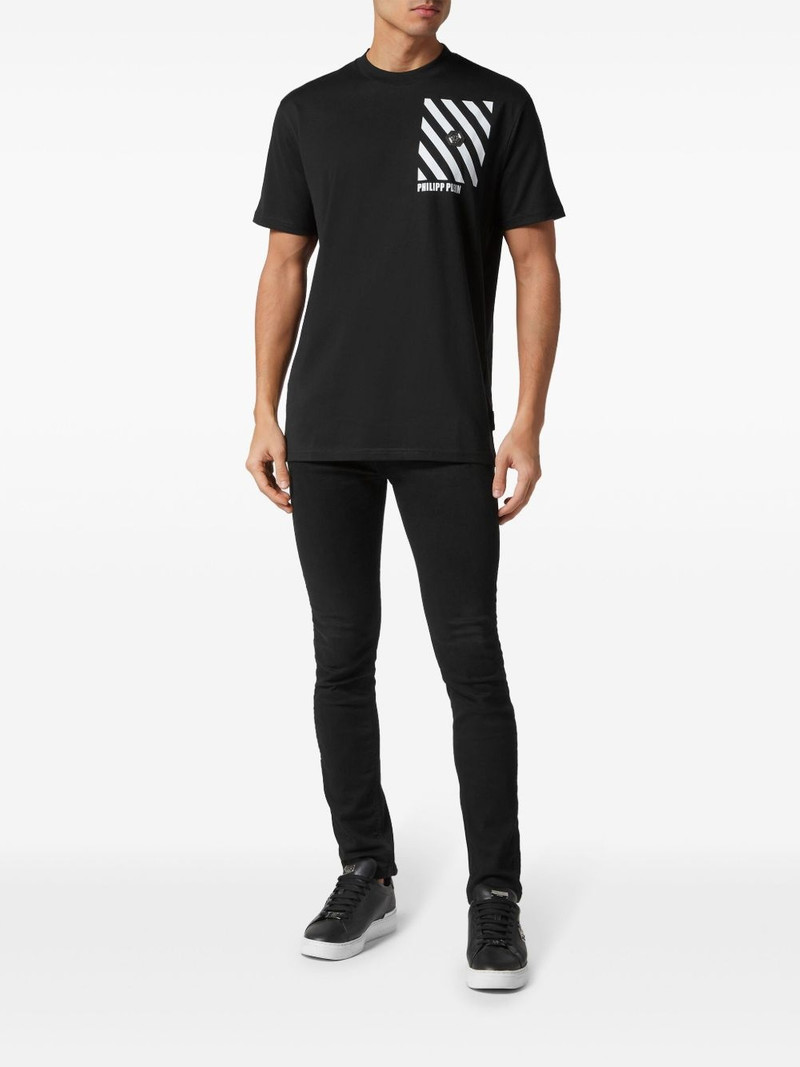 PHILIPP PLEIN Rainbow Stripes T-shirt outlook