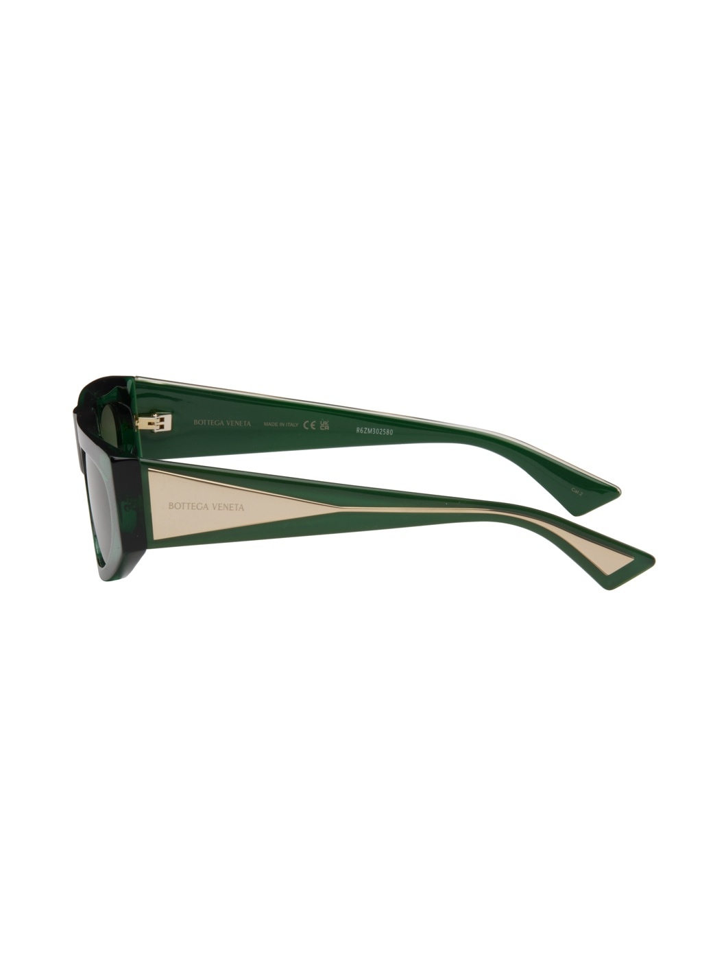 Green Rectangular Sunglasses - 3