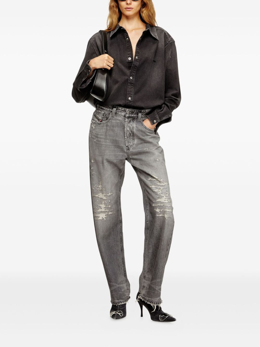 1988 D-Ark frayed pocket jeans - 2