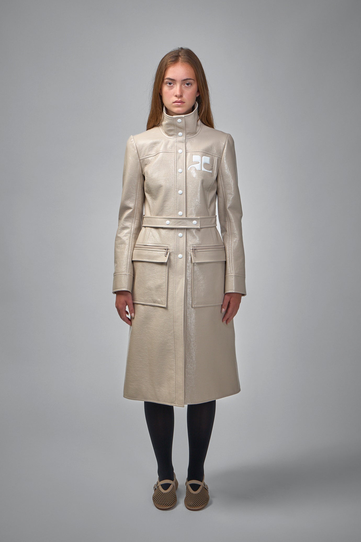 Reedition Vinyl Trench Coat - 1