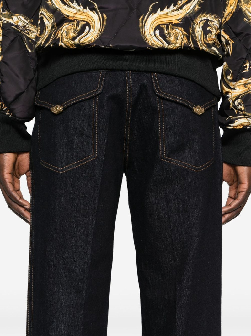 mid-rise tapered jeans 5