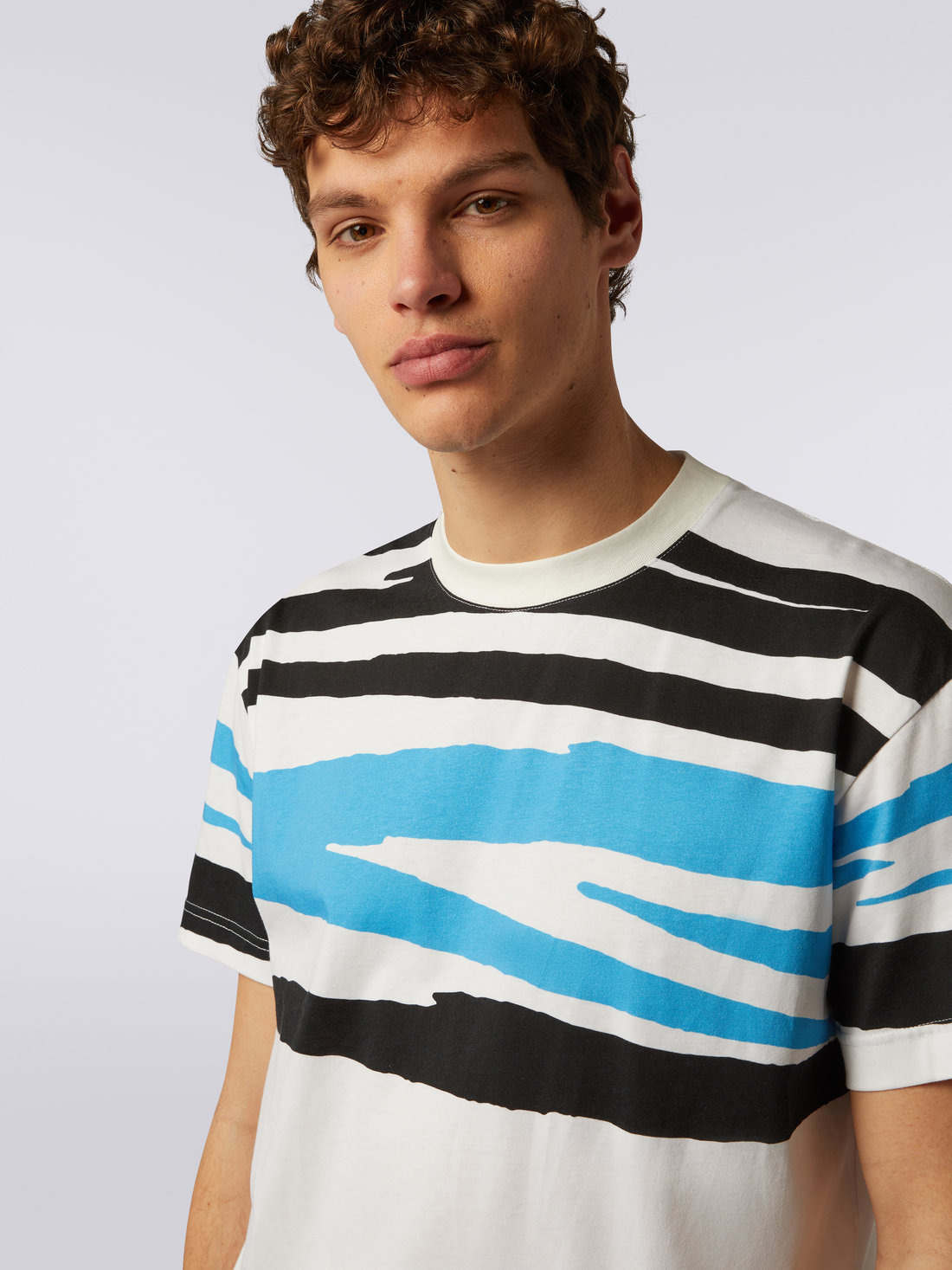 Slub cotton jersey crew-neck T-shirt - 5