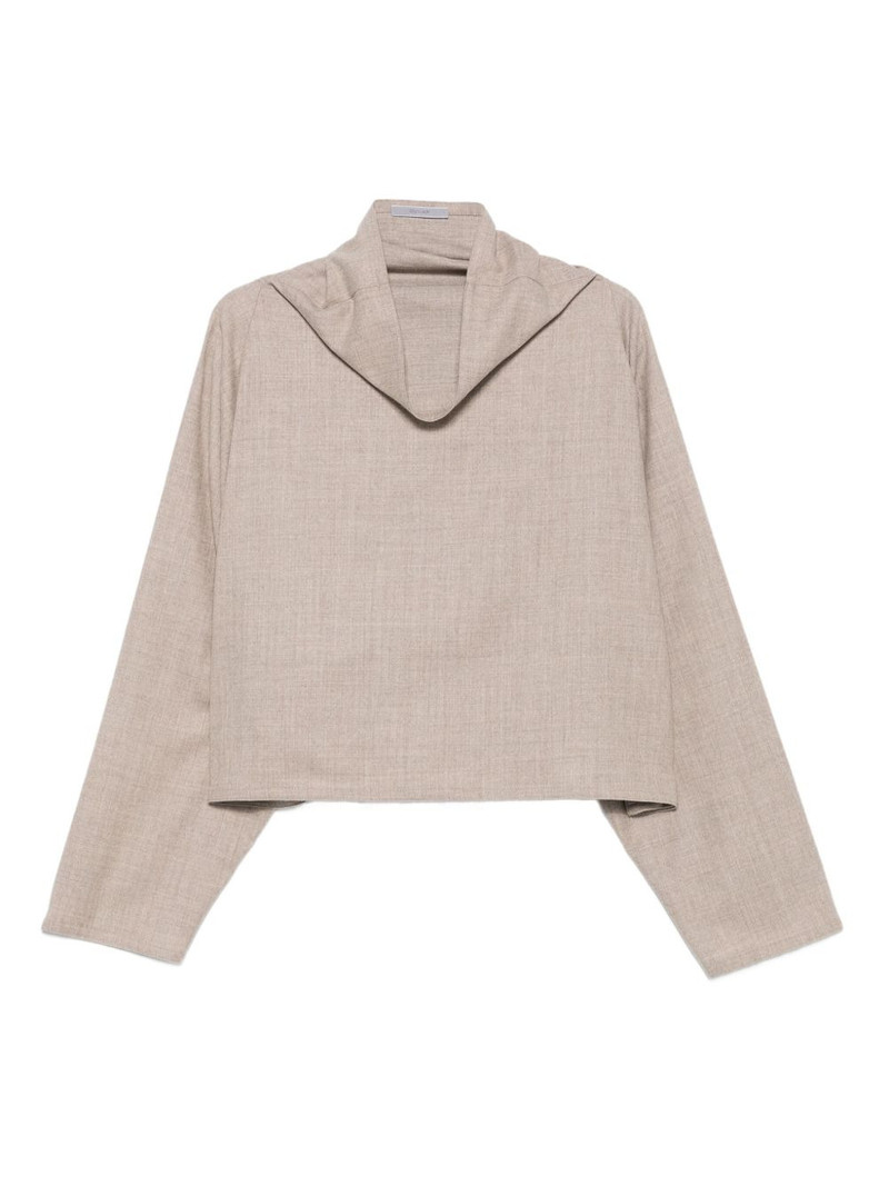 cowl-neck boxy top 1