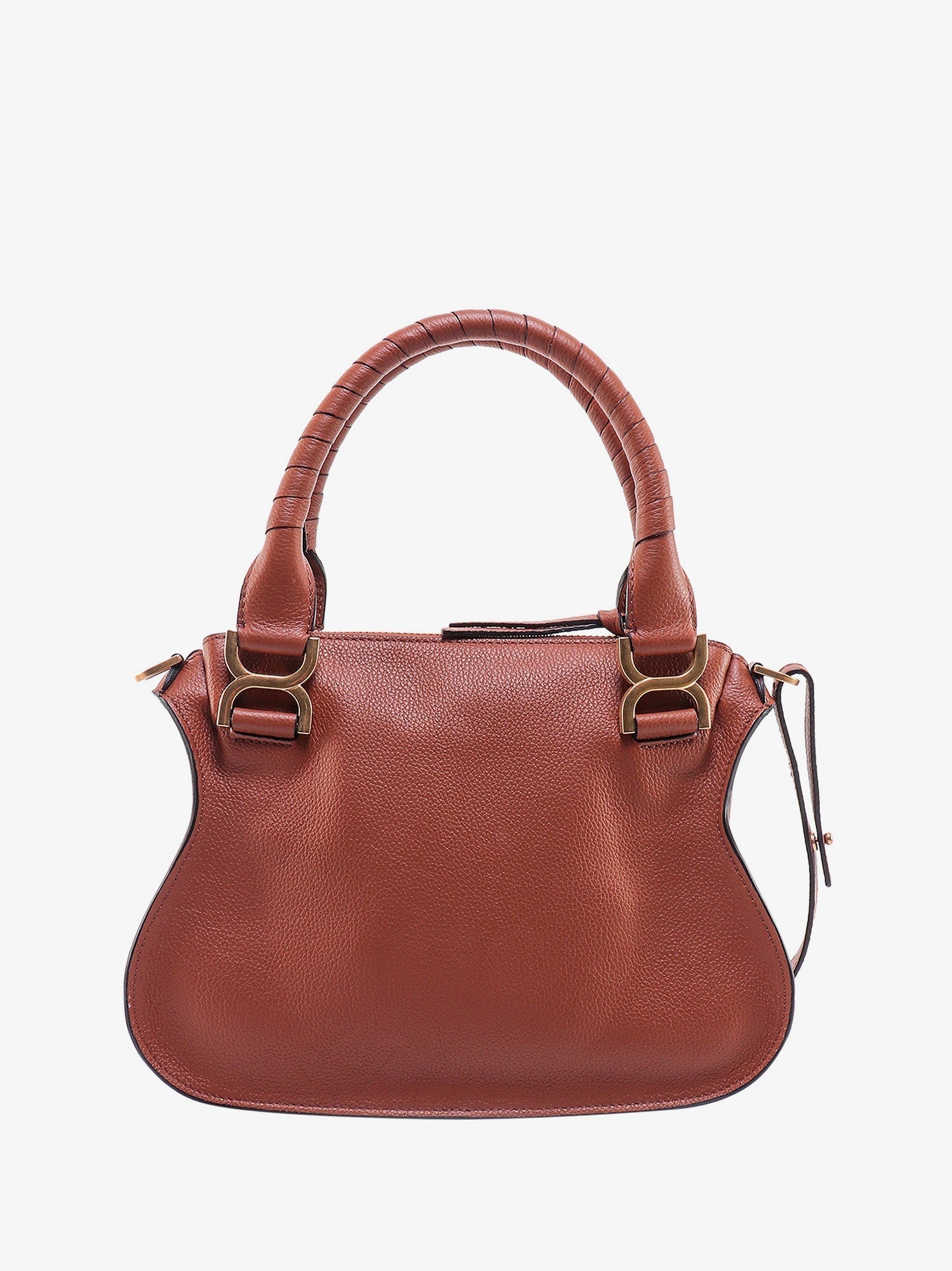 CHLOE' - Chloe' Marcie Small Leather Handbag With Removable Shoulder Strap - 2
