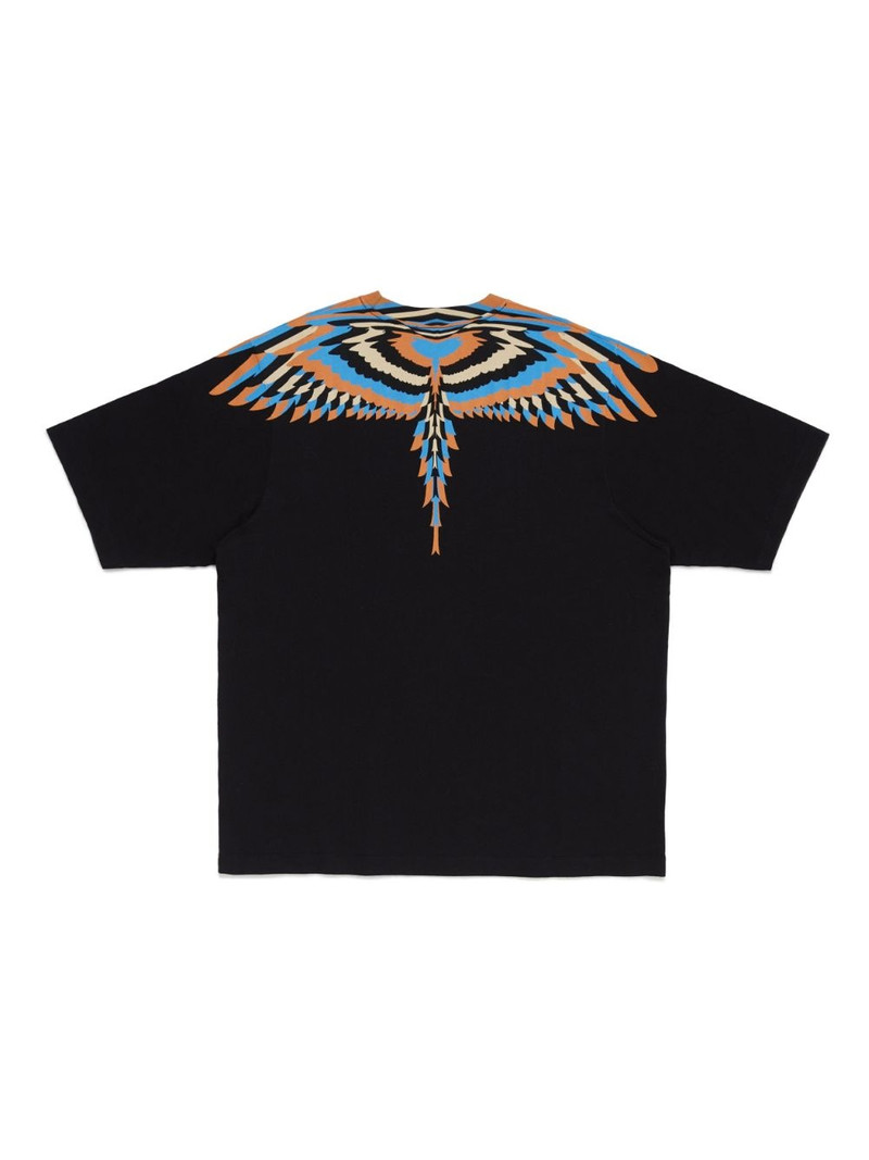 Marcelo Burlon County Of Milan Optical Wings-print cotton T-shirt outlook