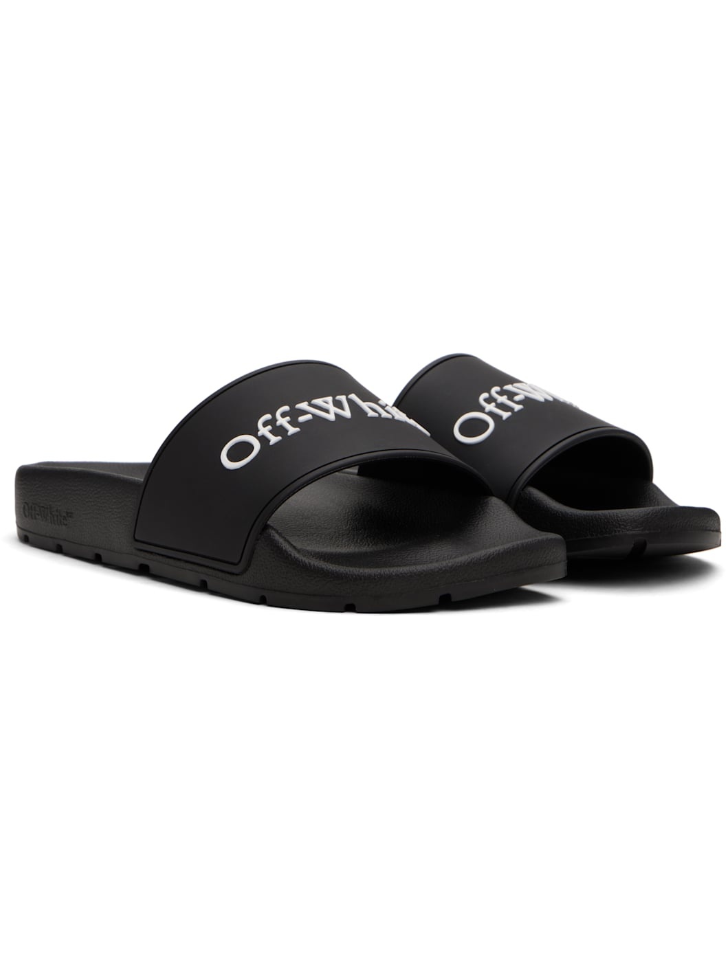 Black Bookish Pool Slides - 4