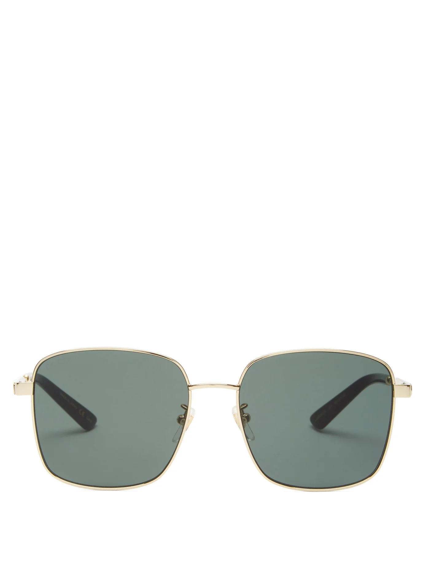 Square metal sunglasses - 1