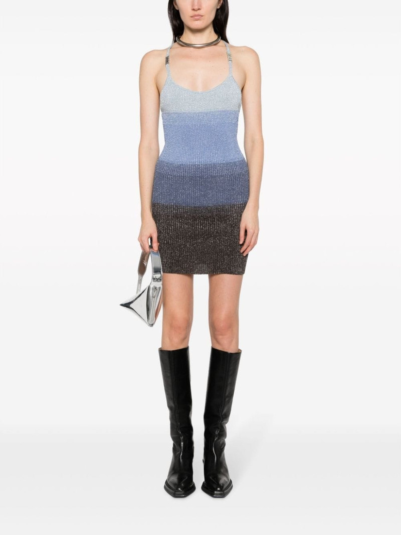 GCDS striped degradé minidress outlook