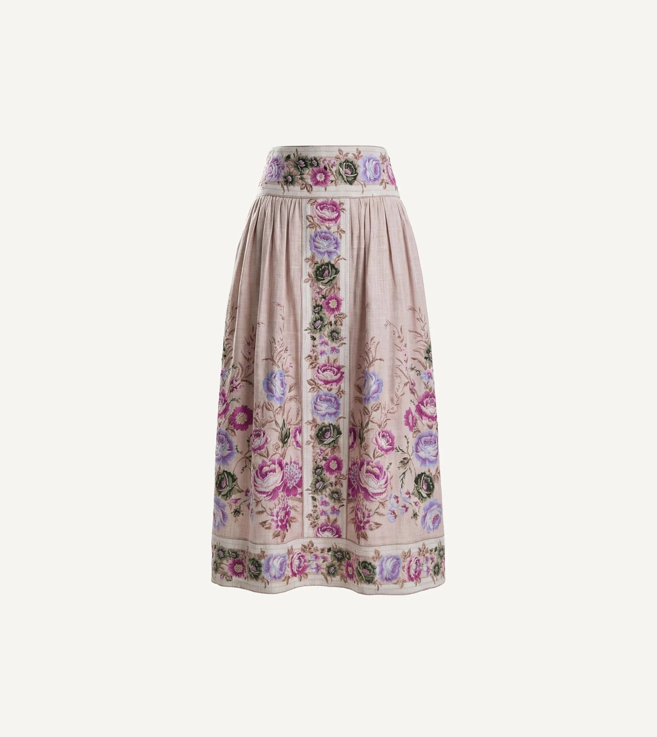 DOREEN MIDI SKIRT | SILVA - 1