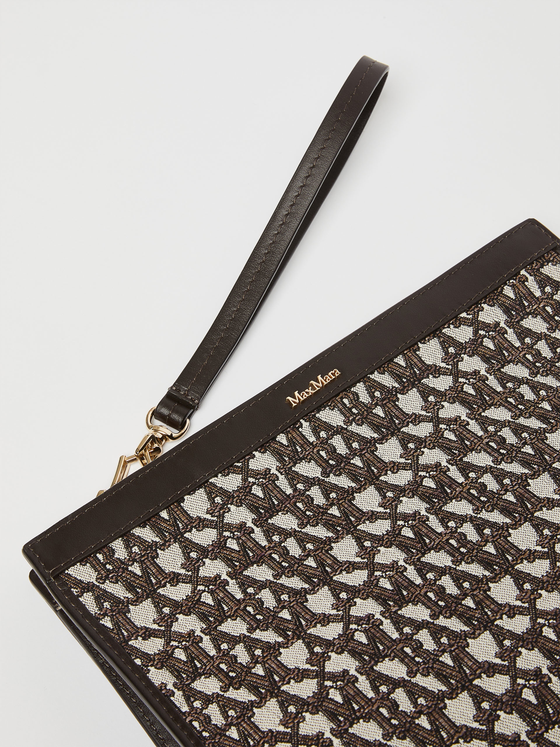 CLUTCHY Jacquard fabric clutch - 4