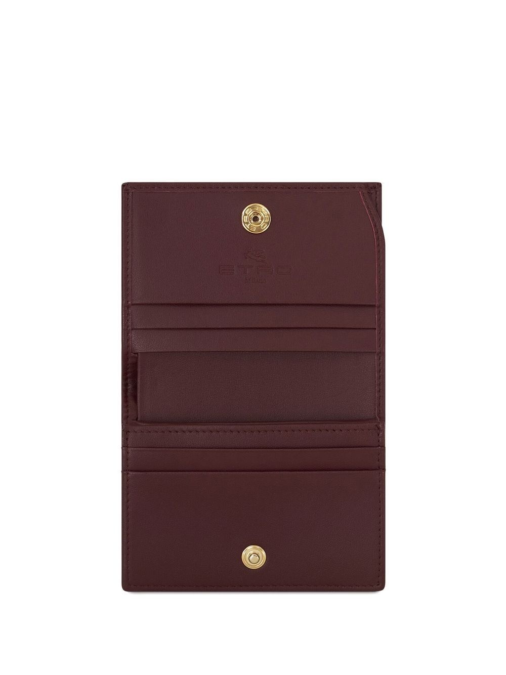 paisley-print bi-fold cardholder - 3