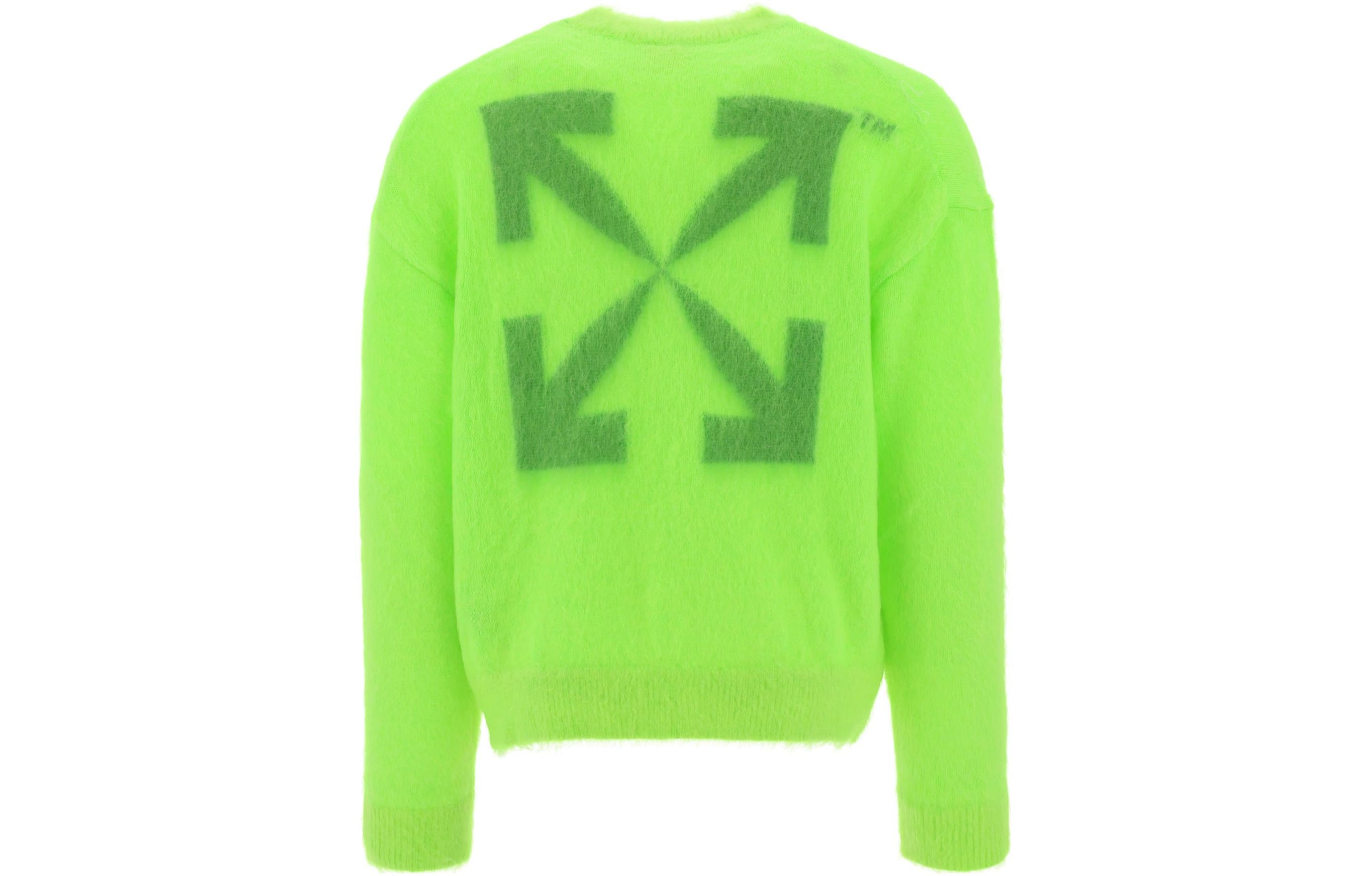 Off-White Logo-Embroidered Jumper OMHE137F22KNI0017070 - 2