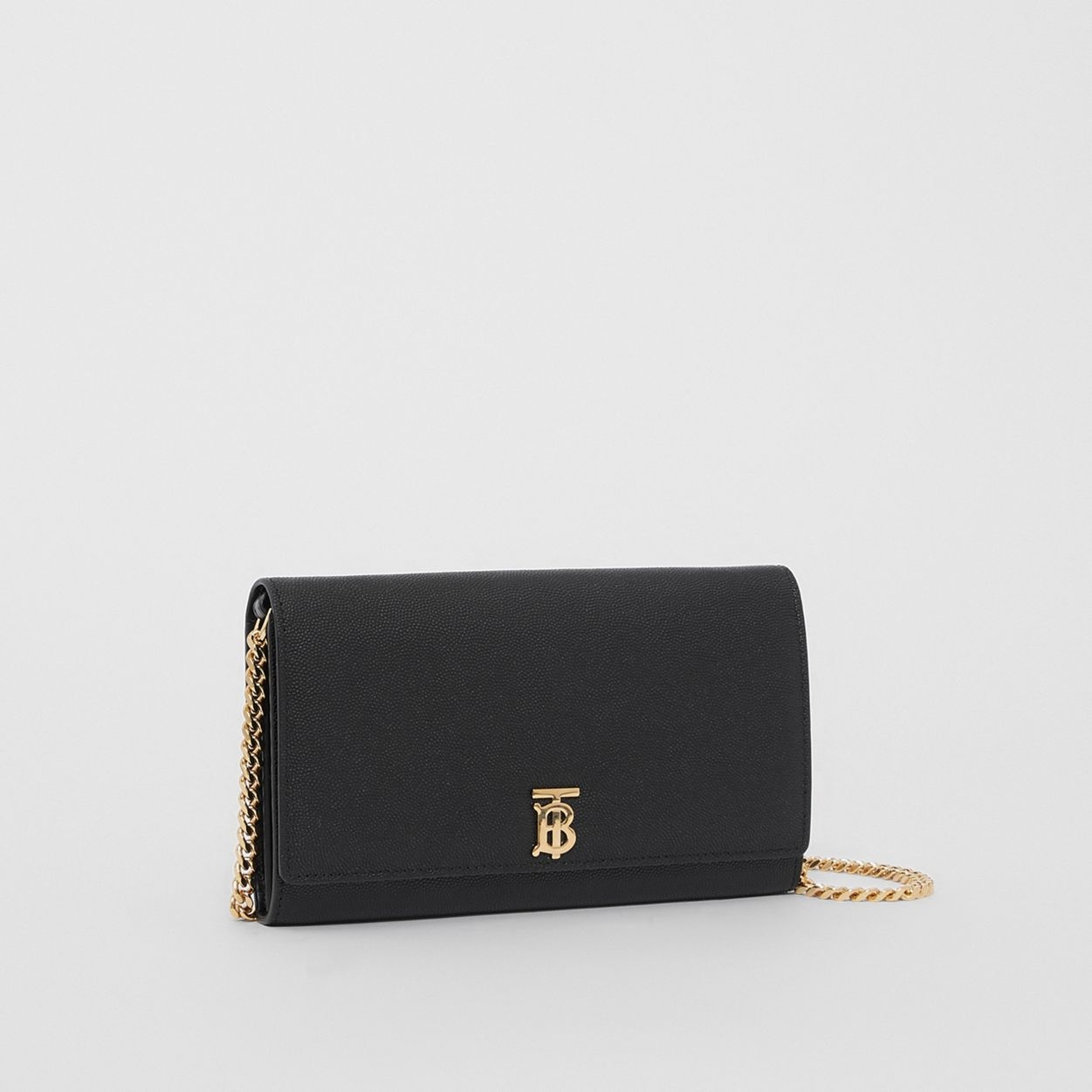 Monogram Motif Leather Wallet with Detachable Strap - 7