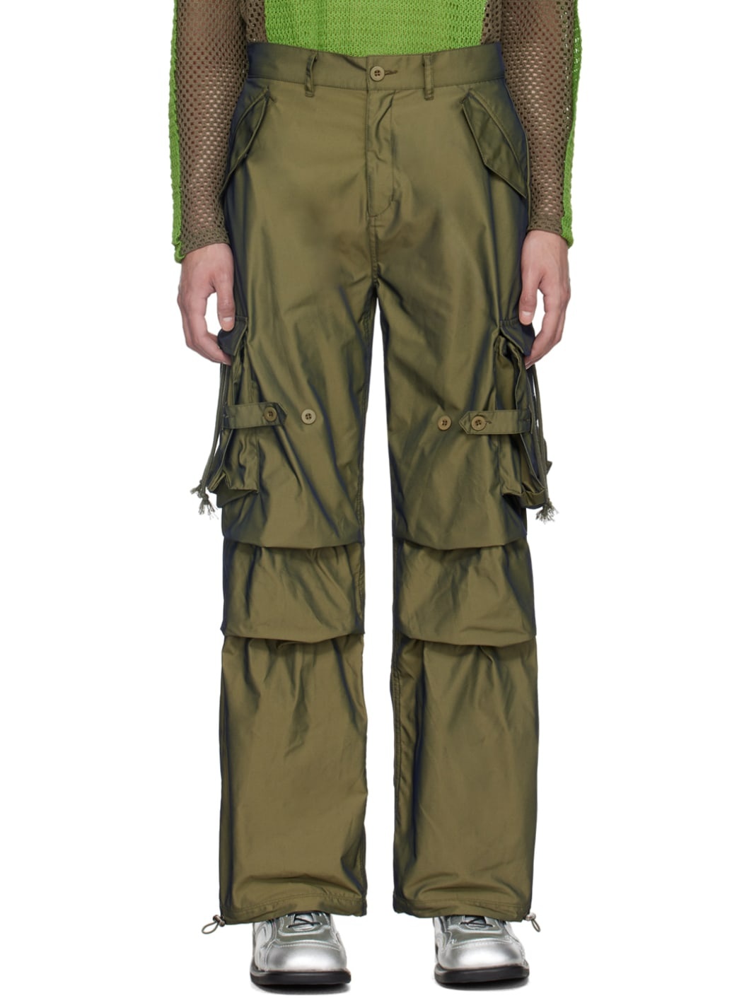 Khaki Loe Fatani Cargo Pants - 1