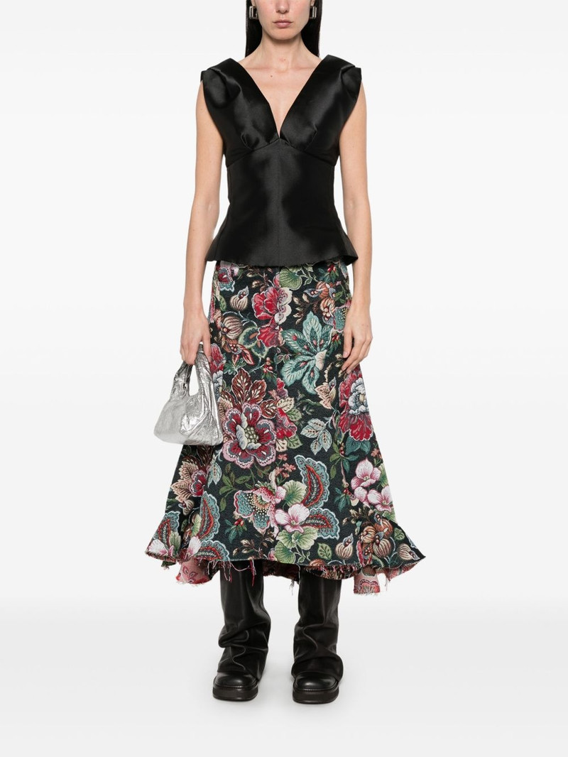 MARQUES’ALMEIDA draped off-shoulder top outlook