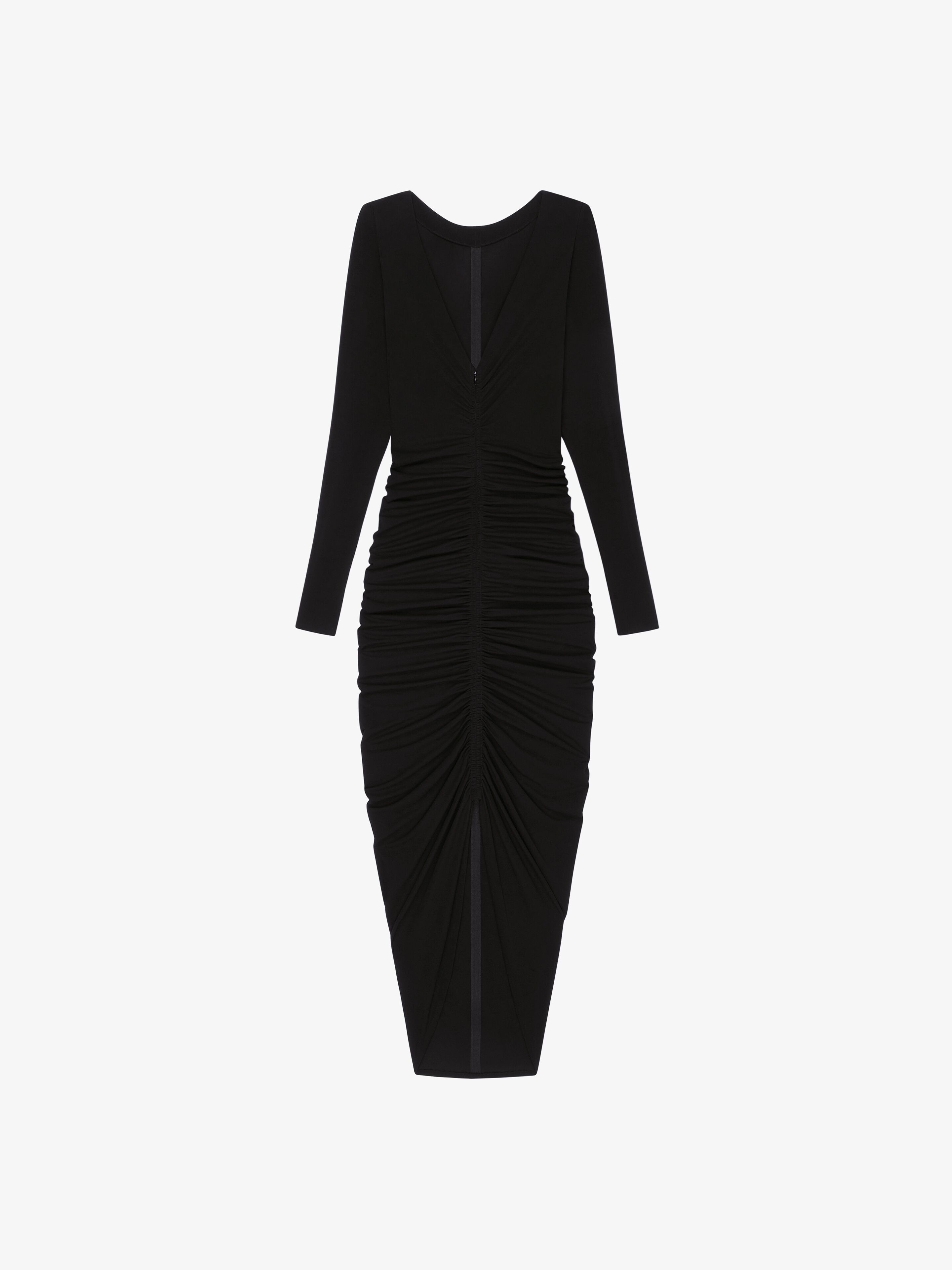 RUCHED DRESS IN CREPE - 5