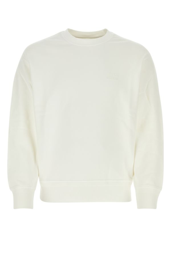 C.P. Company Man White Cotton Sweatshirt - 1