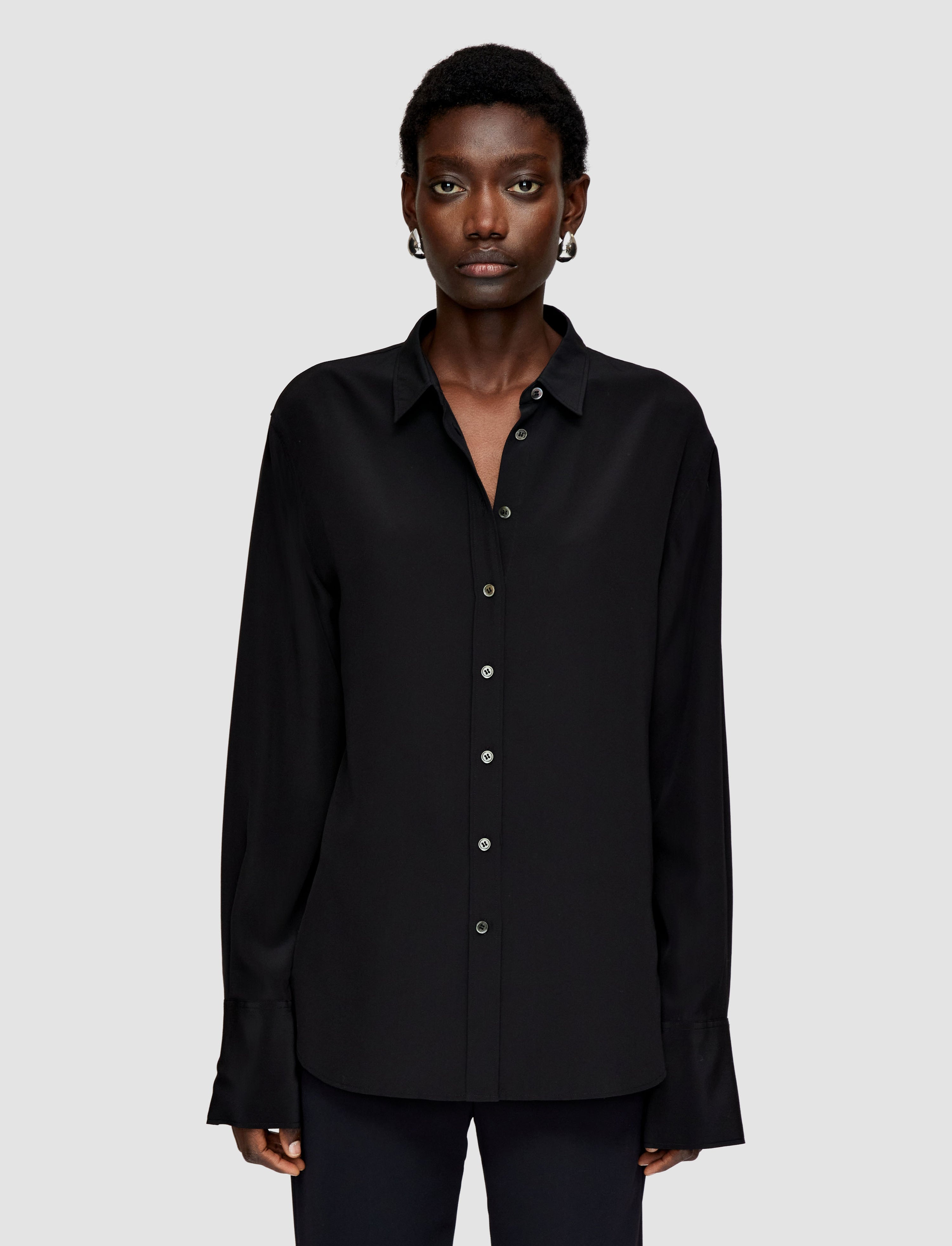 Silk Crepe de Chine Joe Blouse - 3