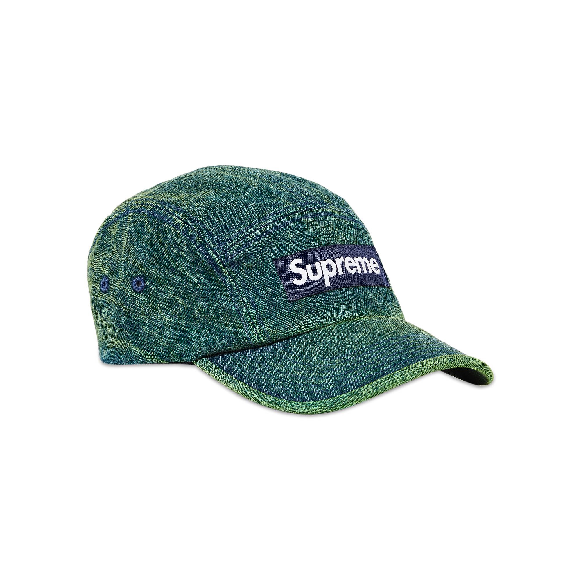 Supreme Denim Camp Cap 'Overdyed Green' - 2