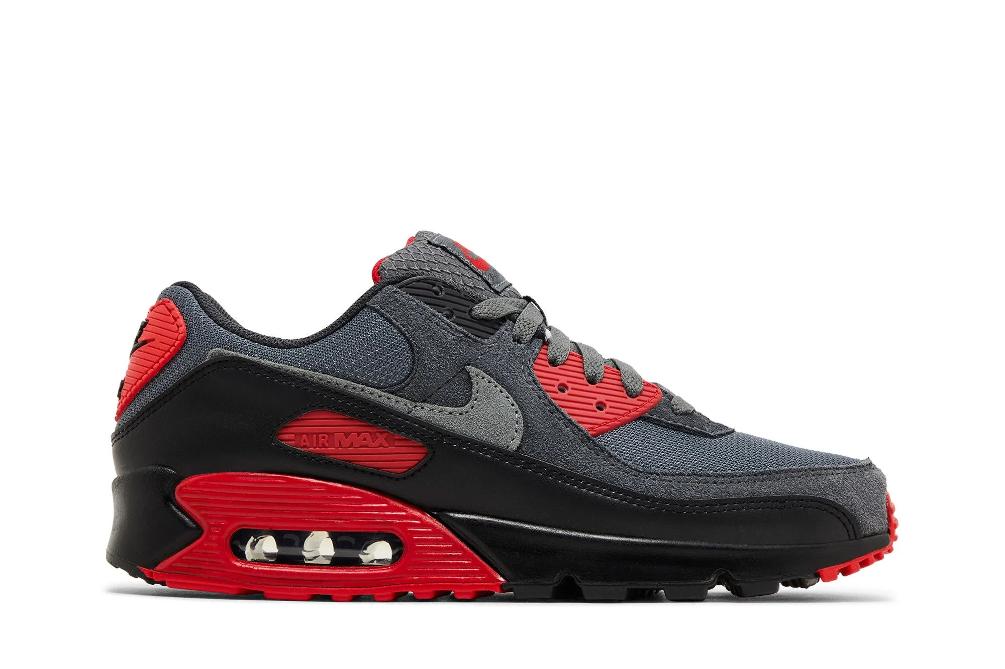 Air Max 90 'Iron Grey Fire Red' - 1