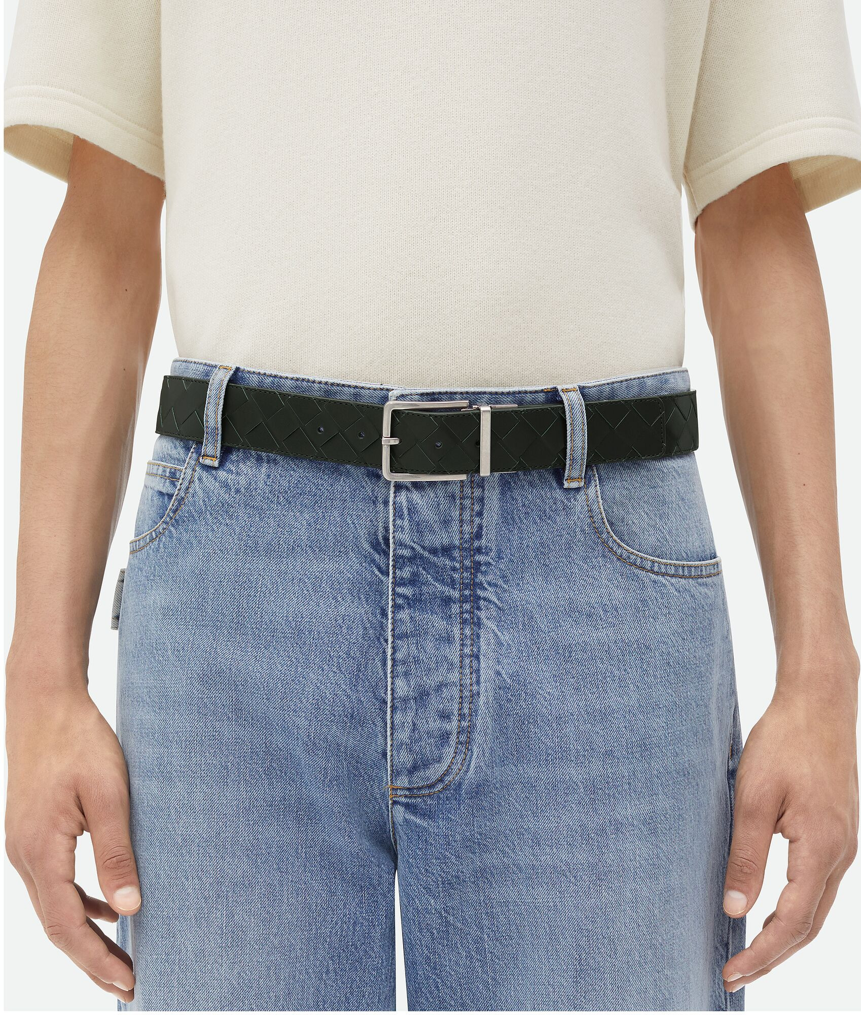 Intrecciato Reversible Belt - 2