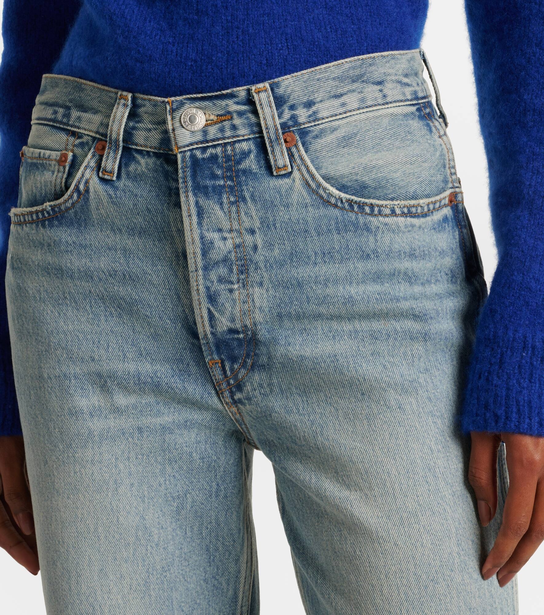 90s high-rise straight jeans - 4