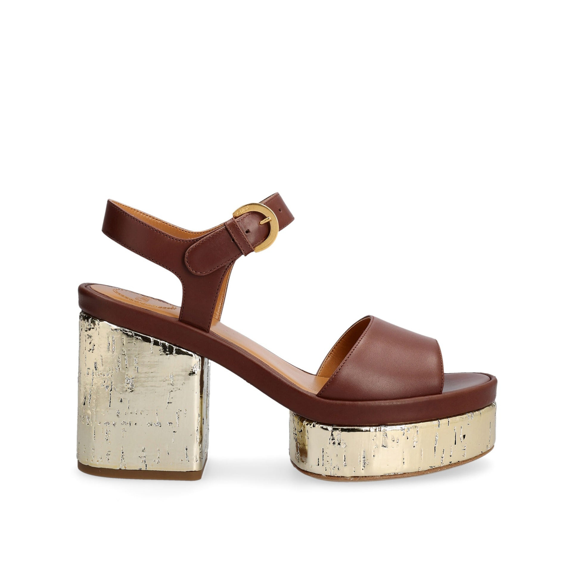 Chloe Odina Leather Sandals Women - 5