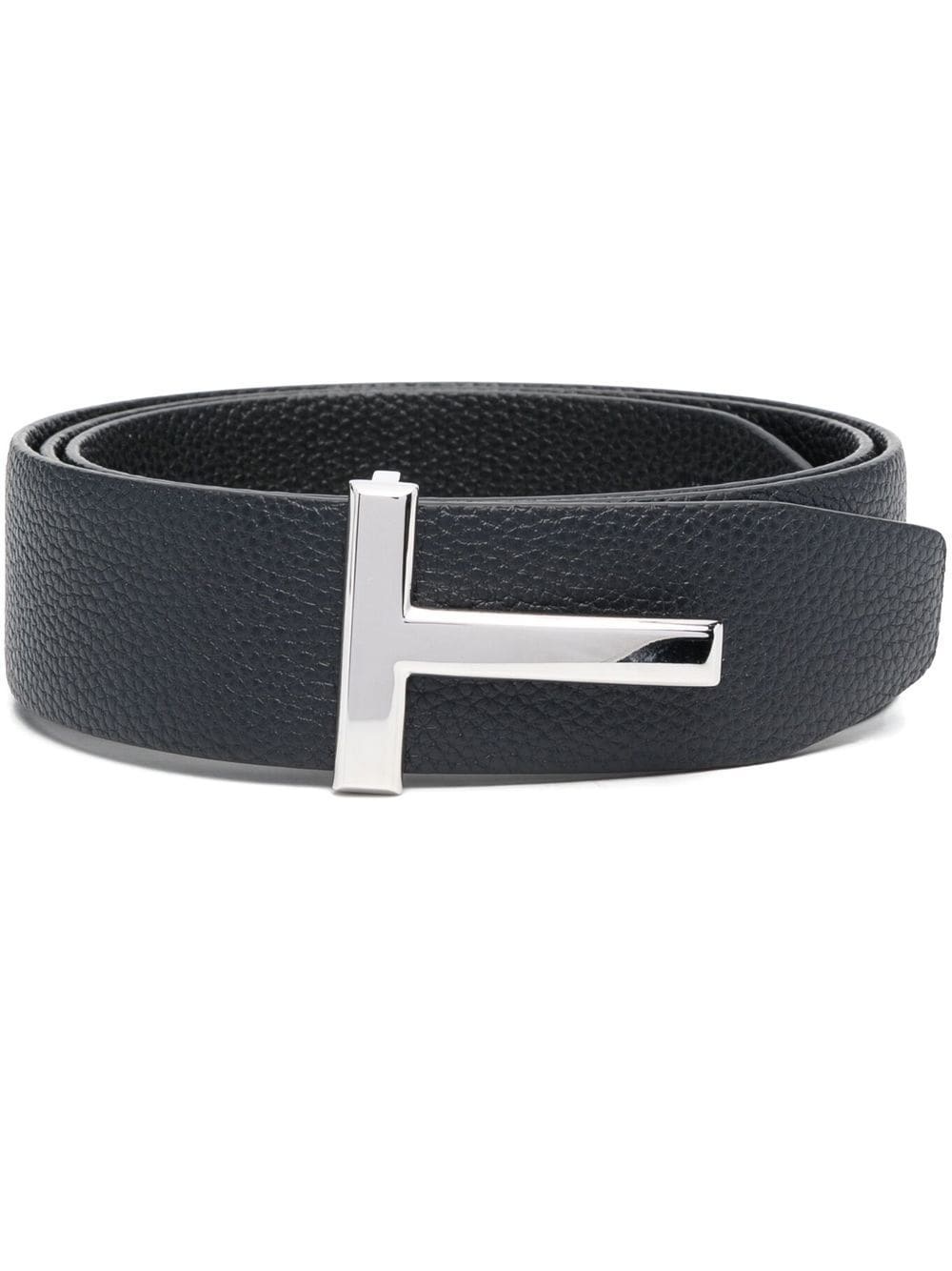 T icon leather belt - 1