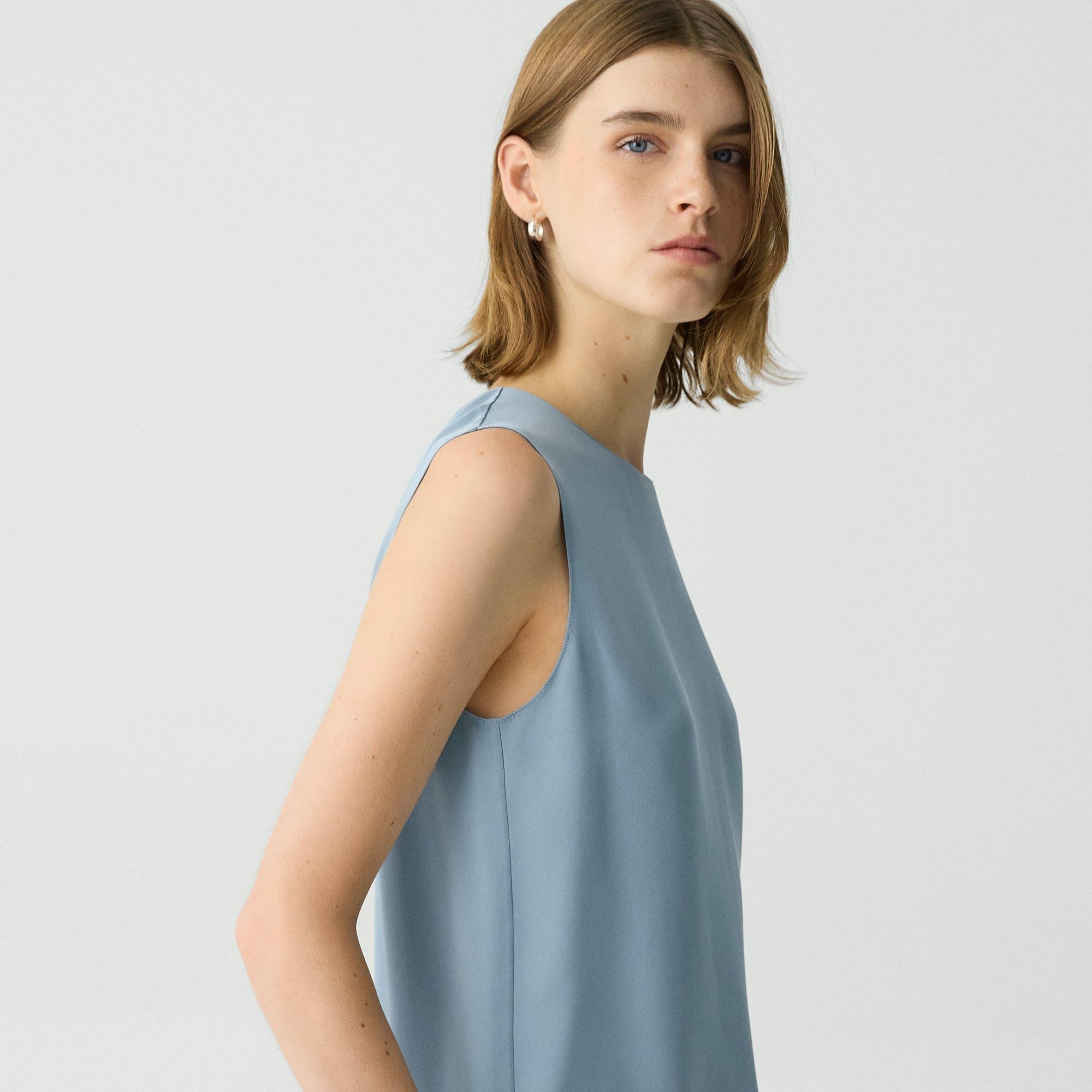 Shell Top in Silk Georgette - 5