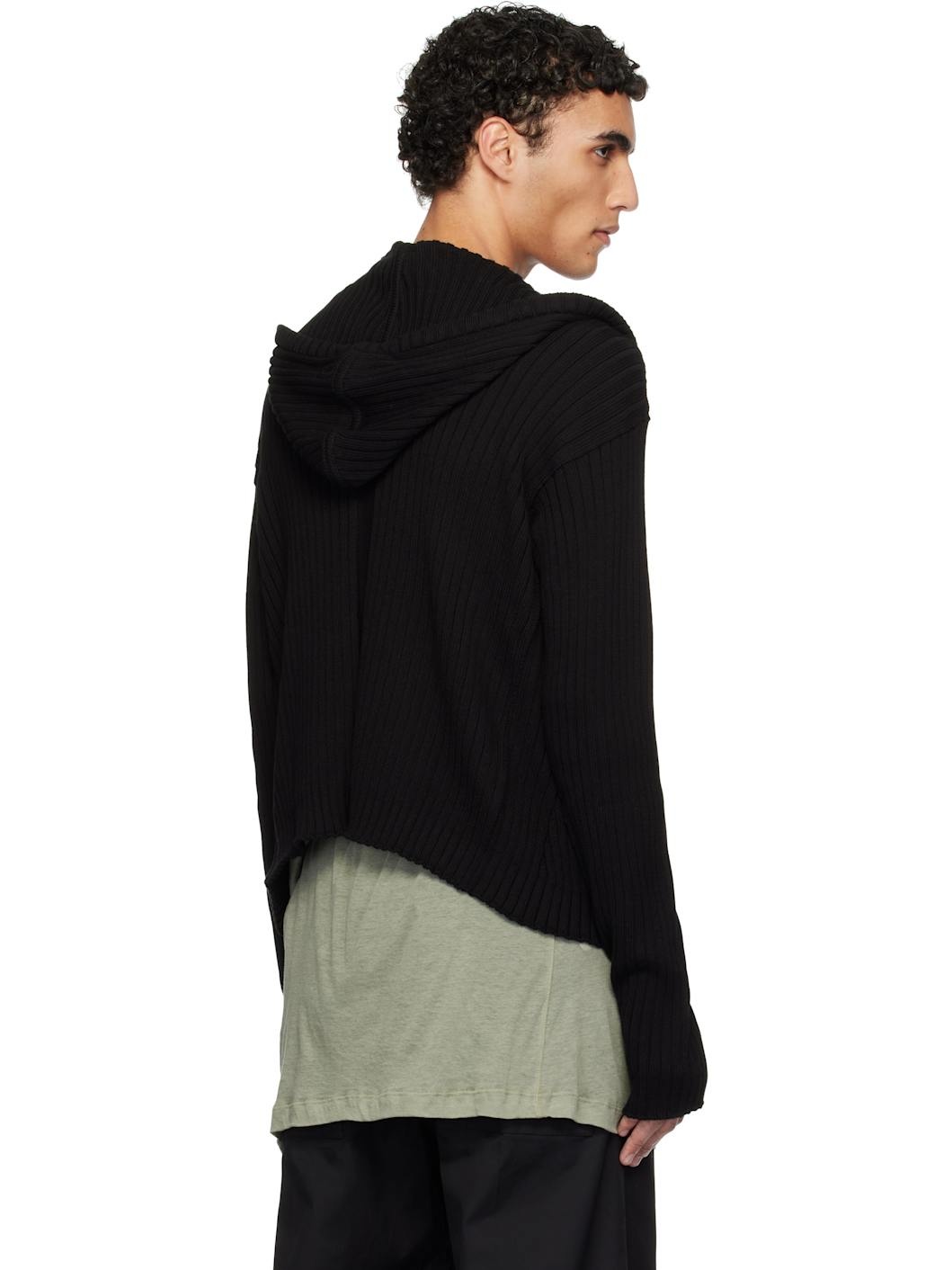 Black Hollywood Zipped Hoodie - 3