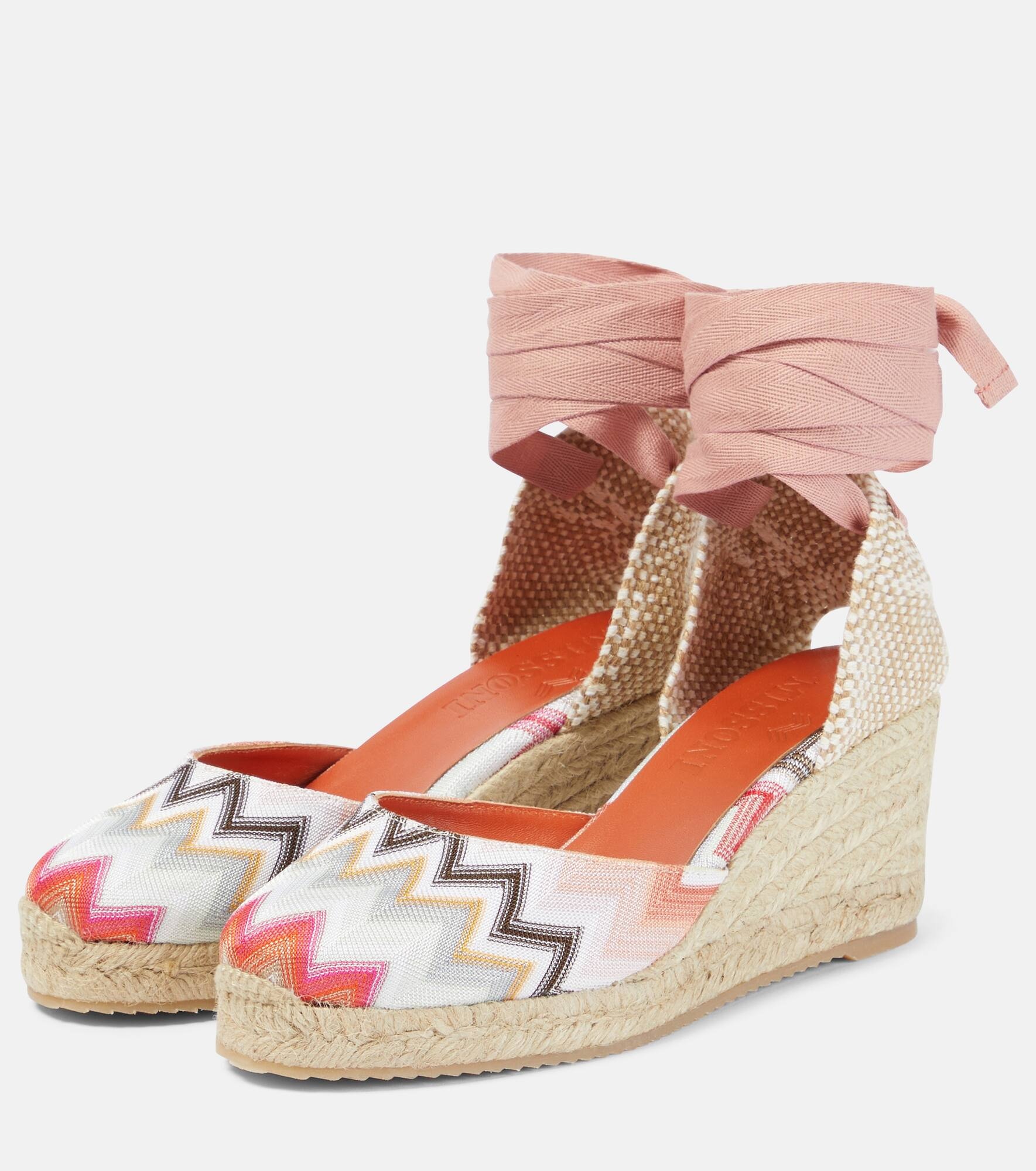 Zig Zag Eva 80 espadrille wedges - 5