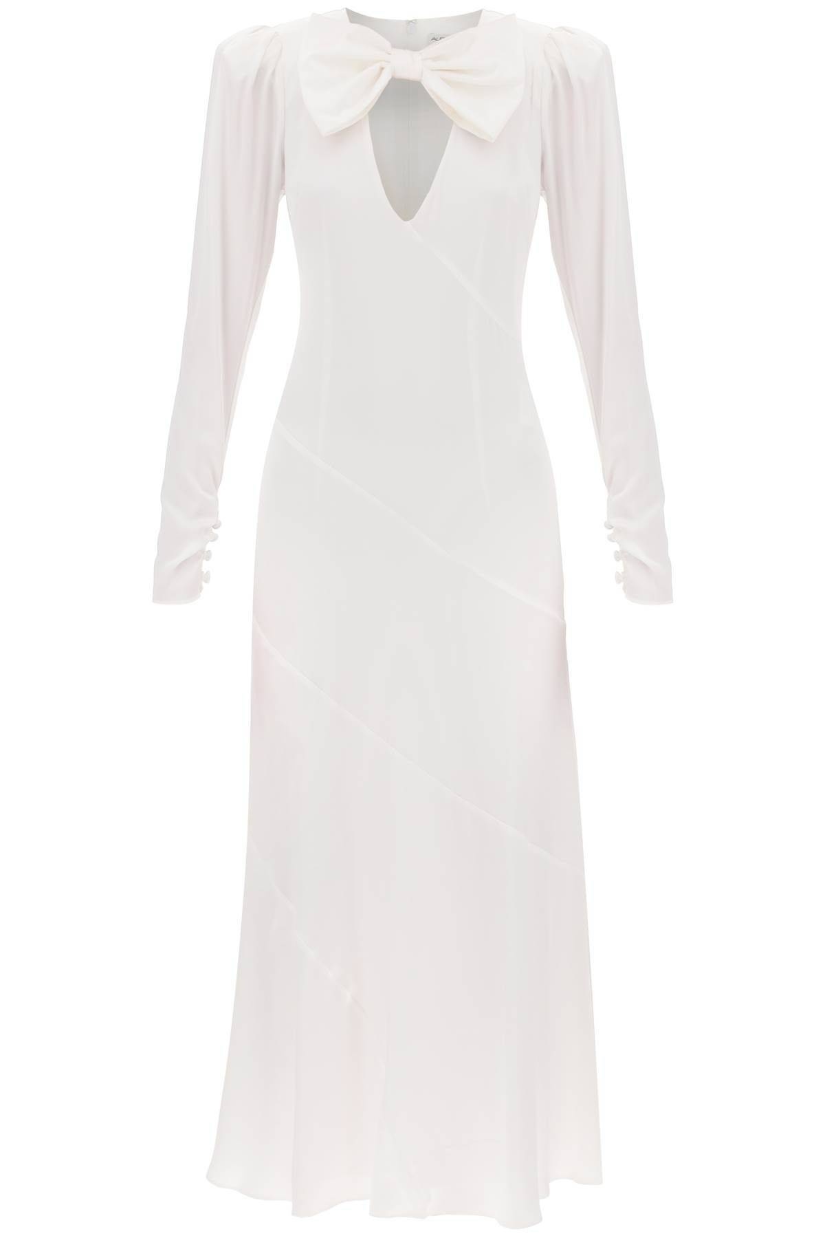 LONG DRESS IN SILK SATIN - 1