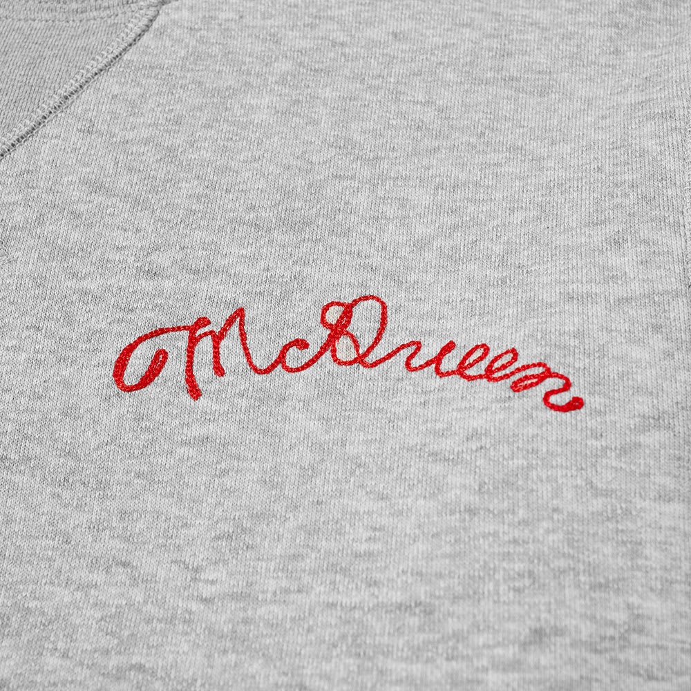 Alexander McQueen Chain Stitch Logo Crew Sweat - 2