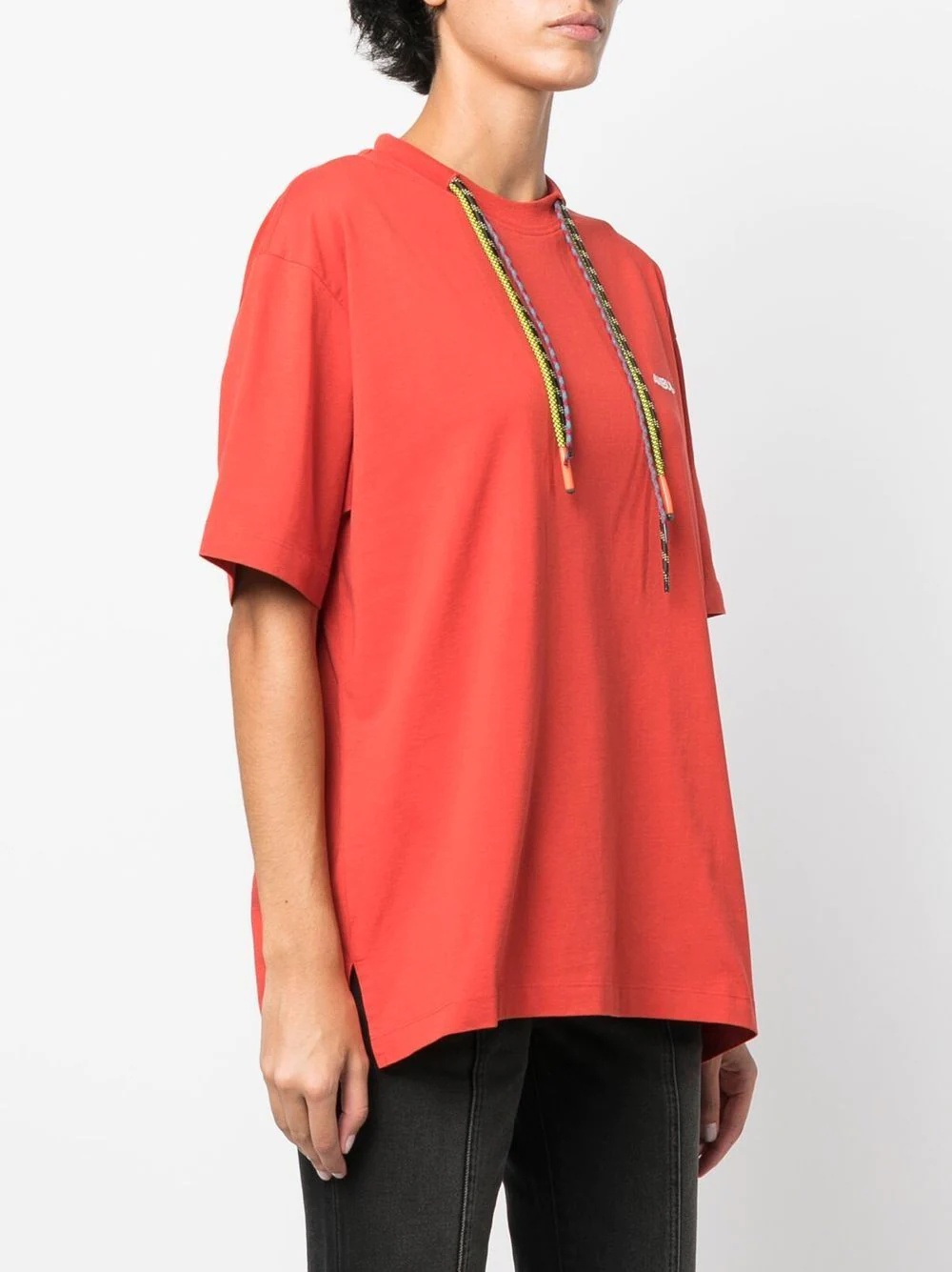 multi-cord logo-print T-shirt - 3
