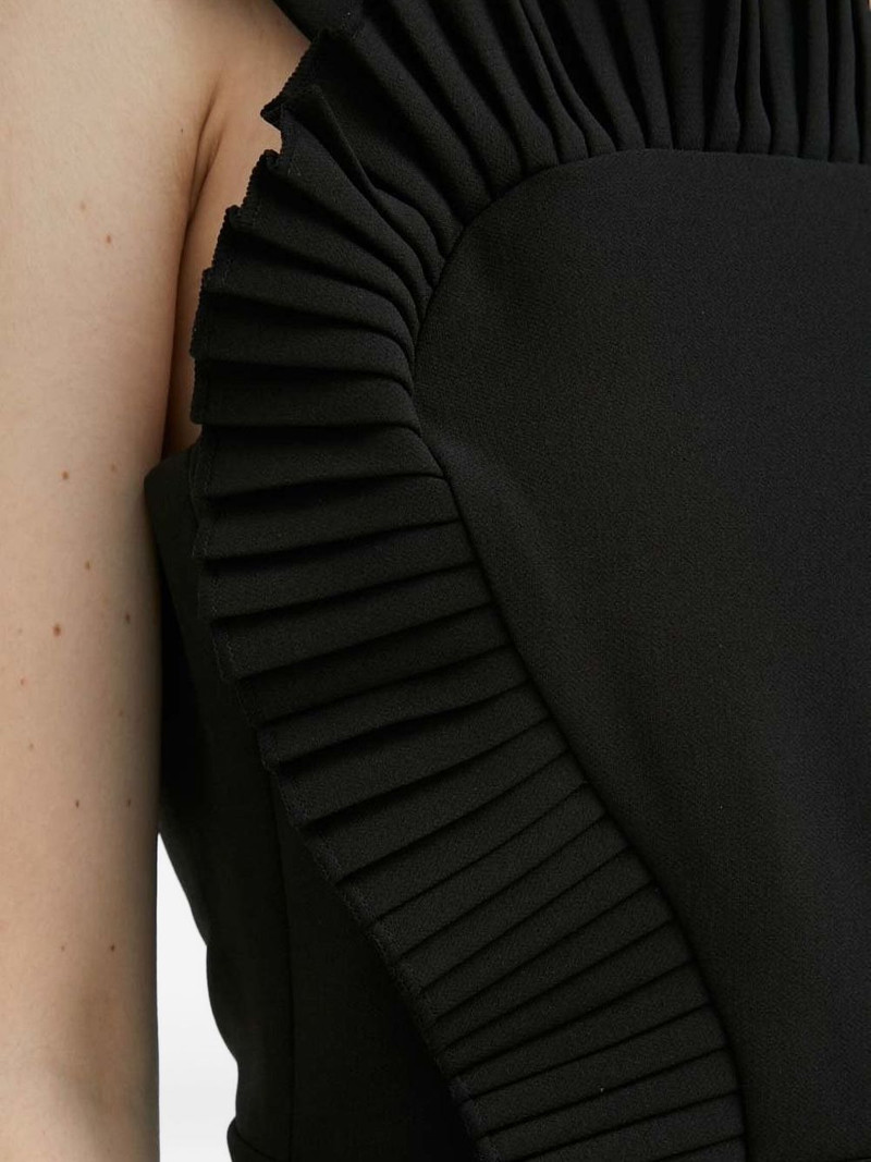 ruffle-detail mini dress 3