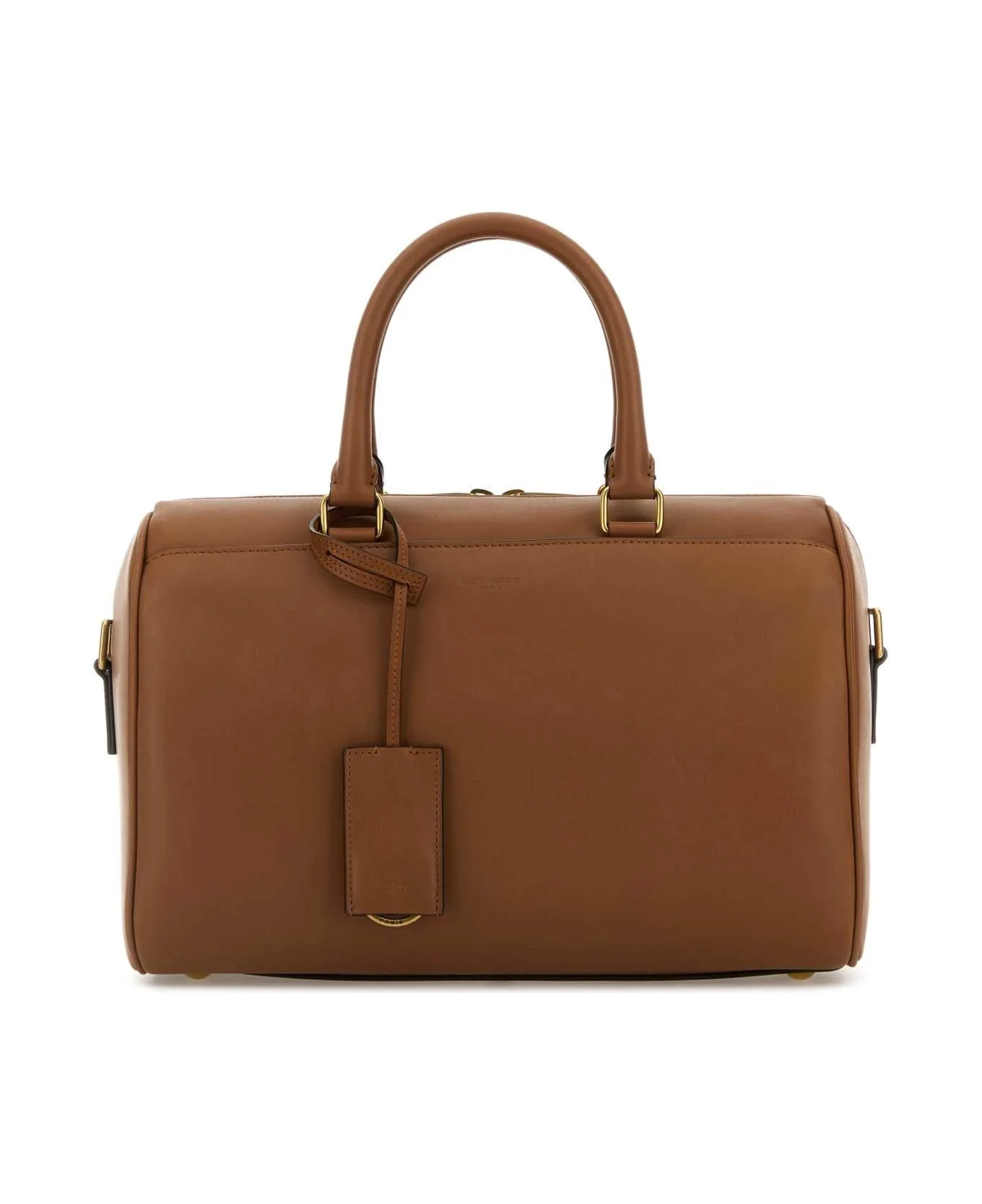 Caramel Leather Handbag - 1