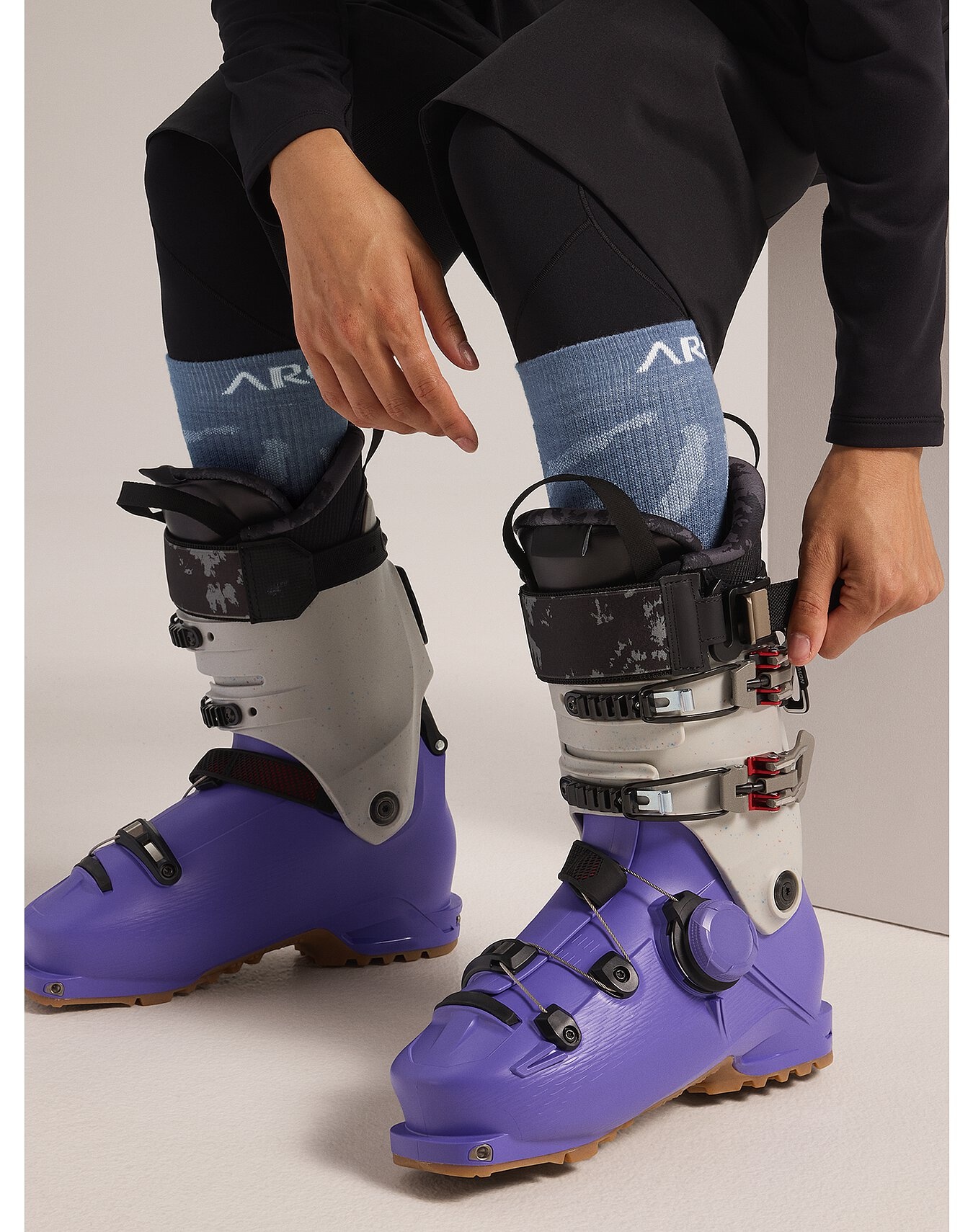 Merino Wool Grotto Ski Sock - 6