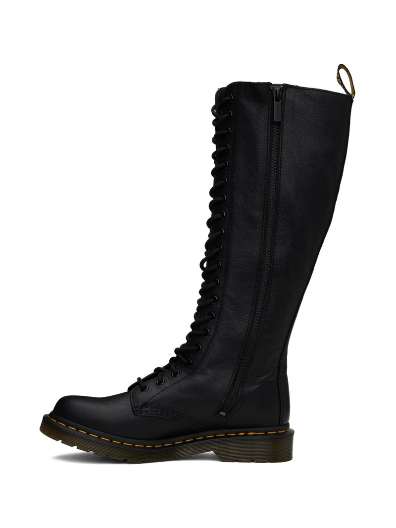 Dr. Martens lace-up combat boots outlook