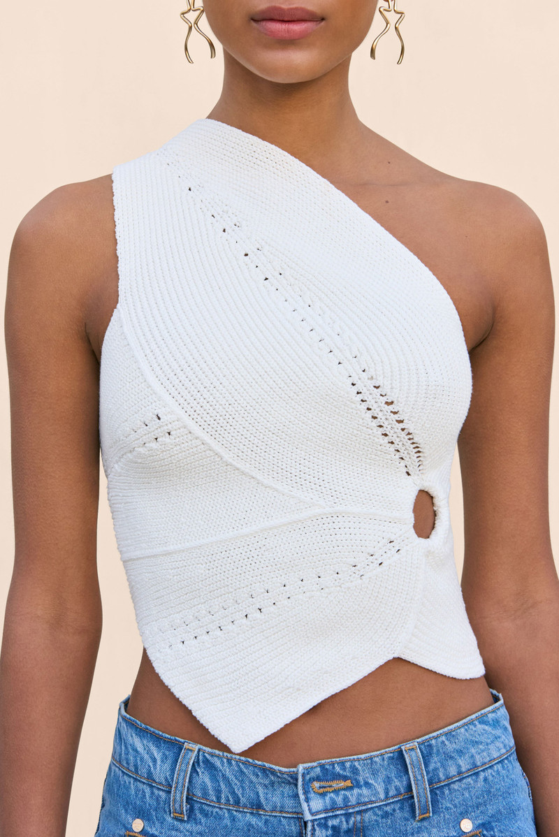 Cult Gaia DENEUVE KNIT TOP outlook