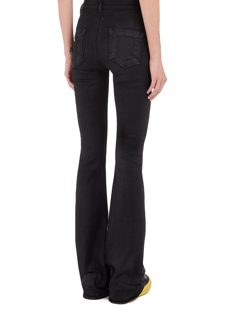 Bolan coated high-rise flared jeans 3