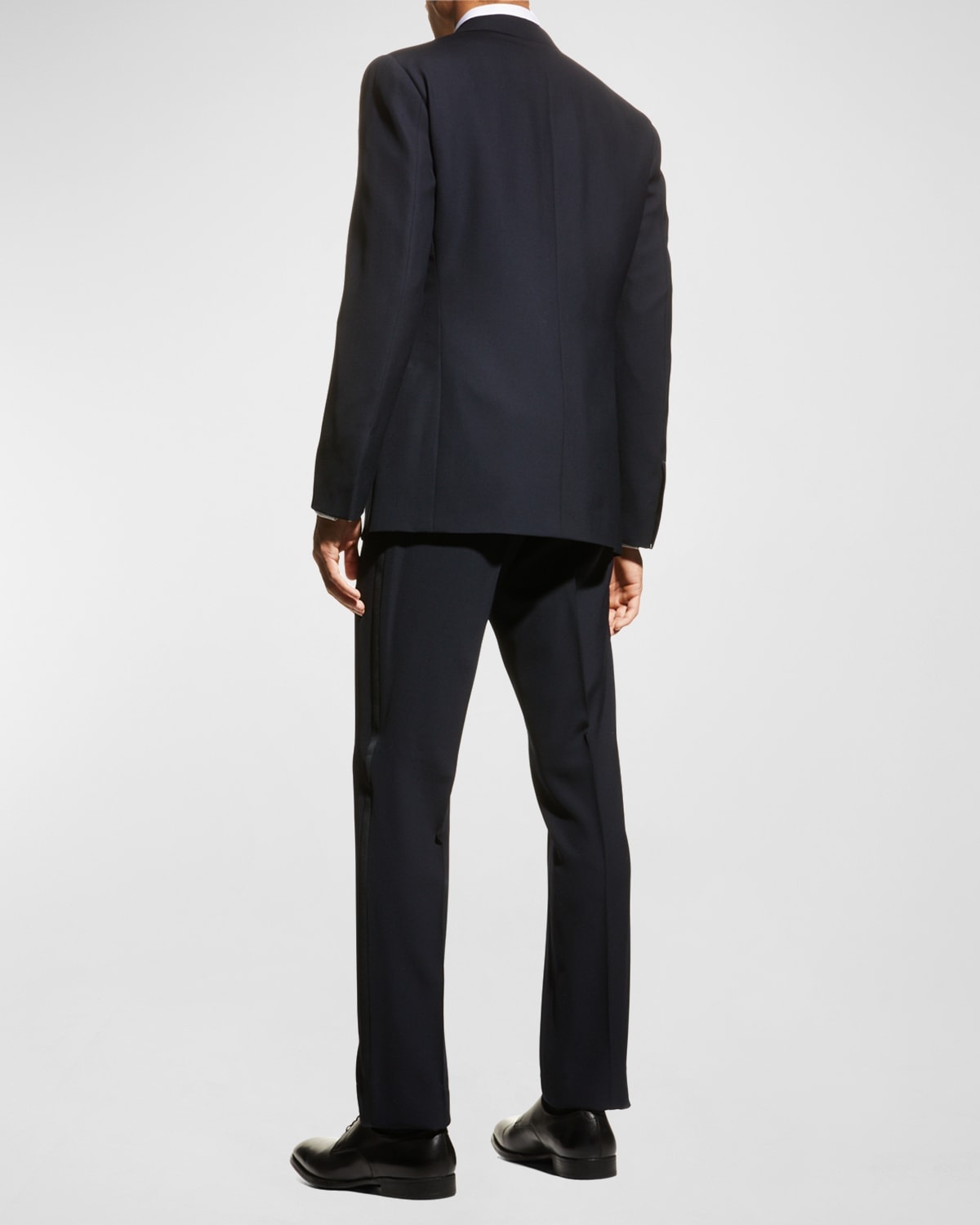 Men's Barathea Solid Wool Tuxedo - 5